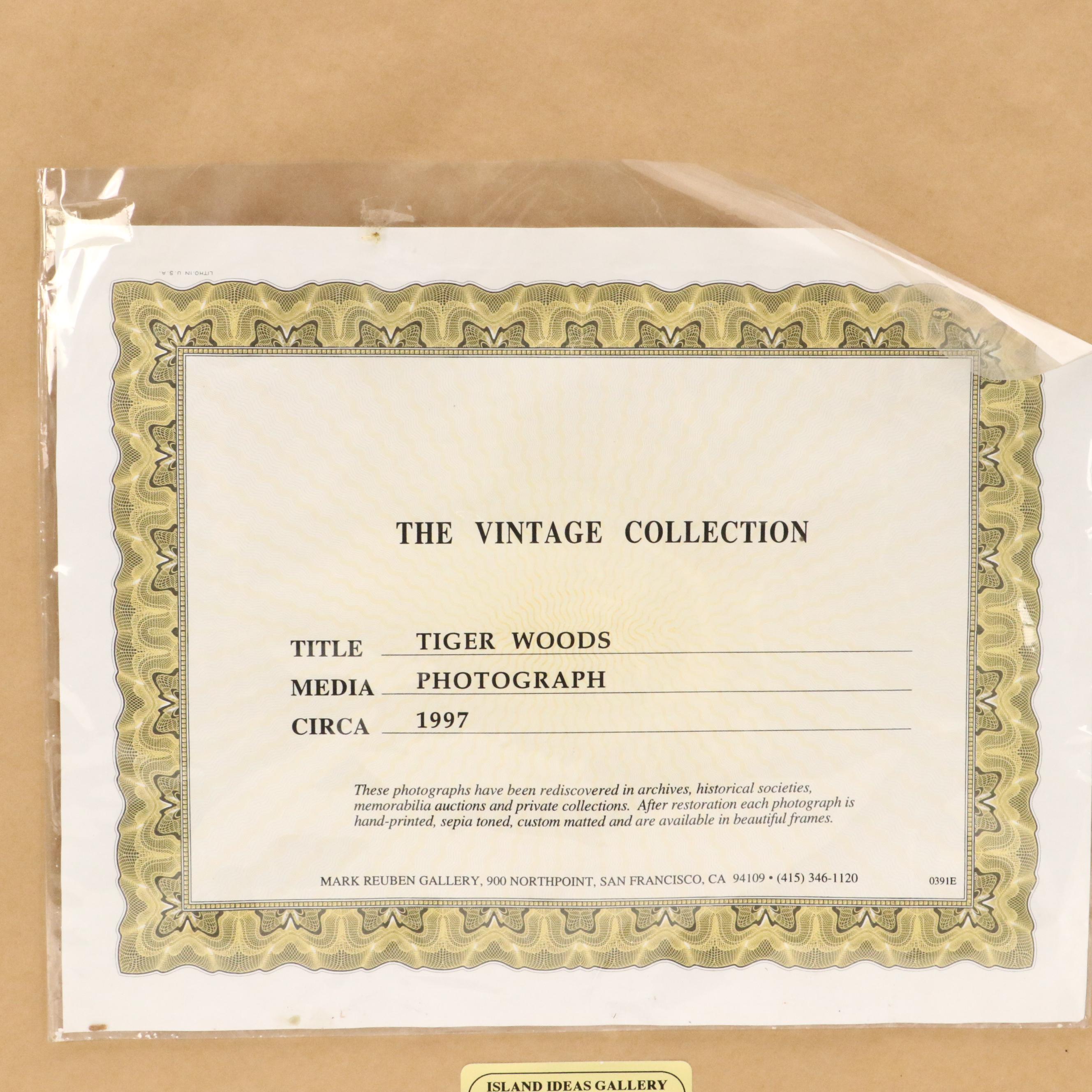 Tiger Woods Photograph from the 1997 PGA Tour