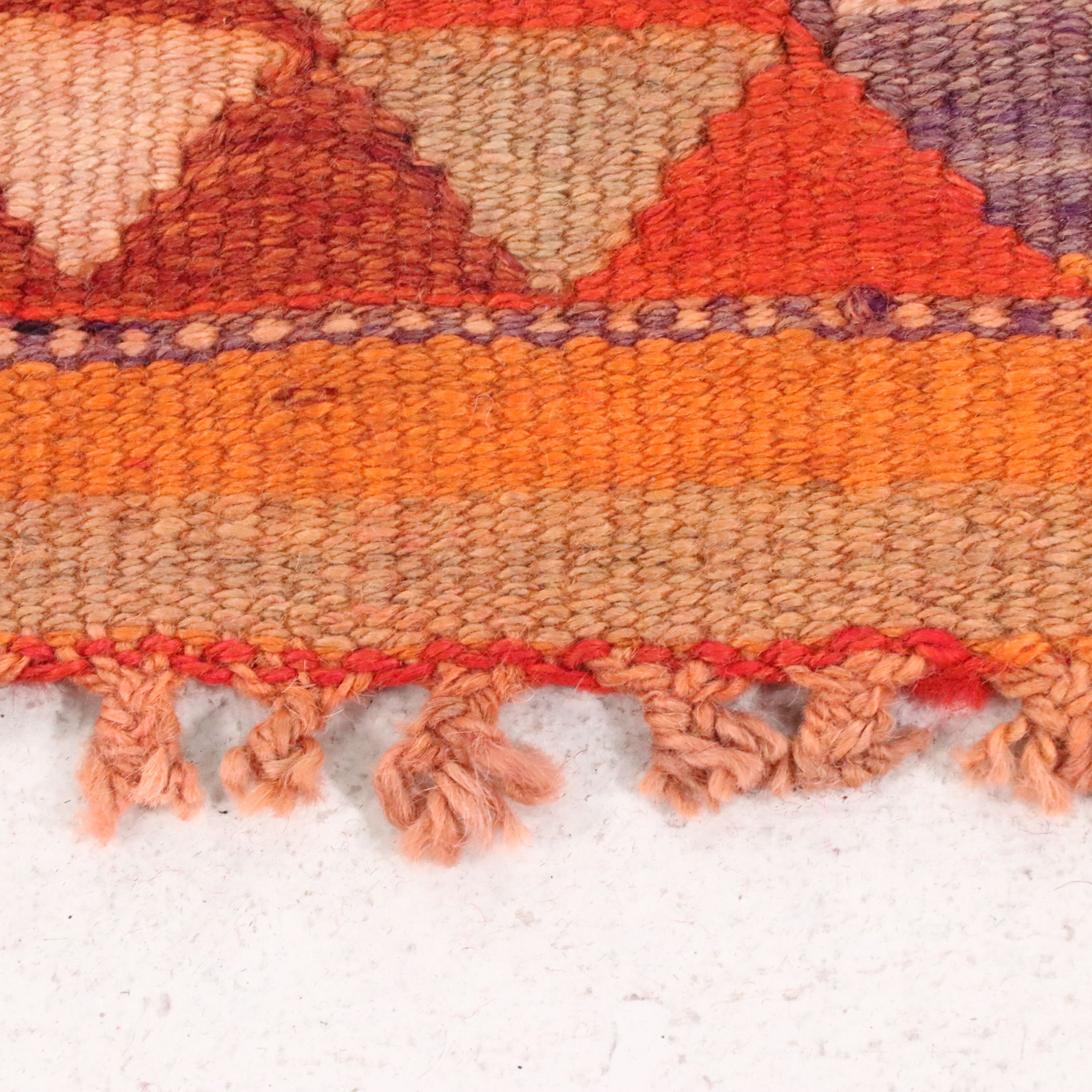 3'4 x 12'8 Hand-Knotted Turkish Village Carpet Runner