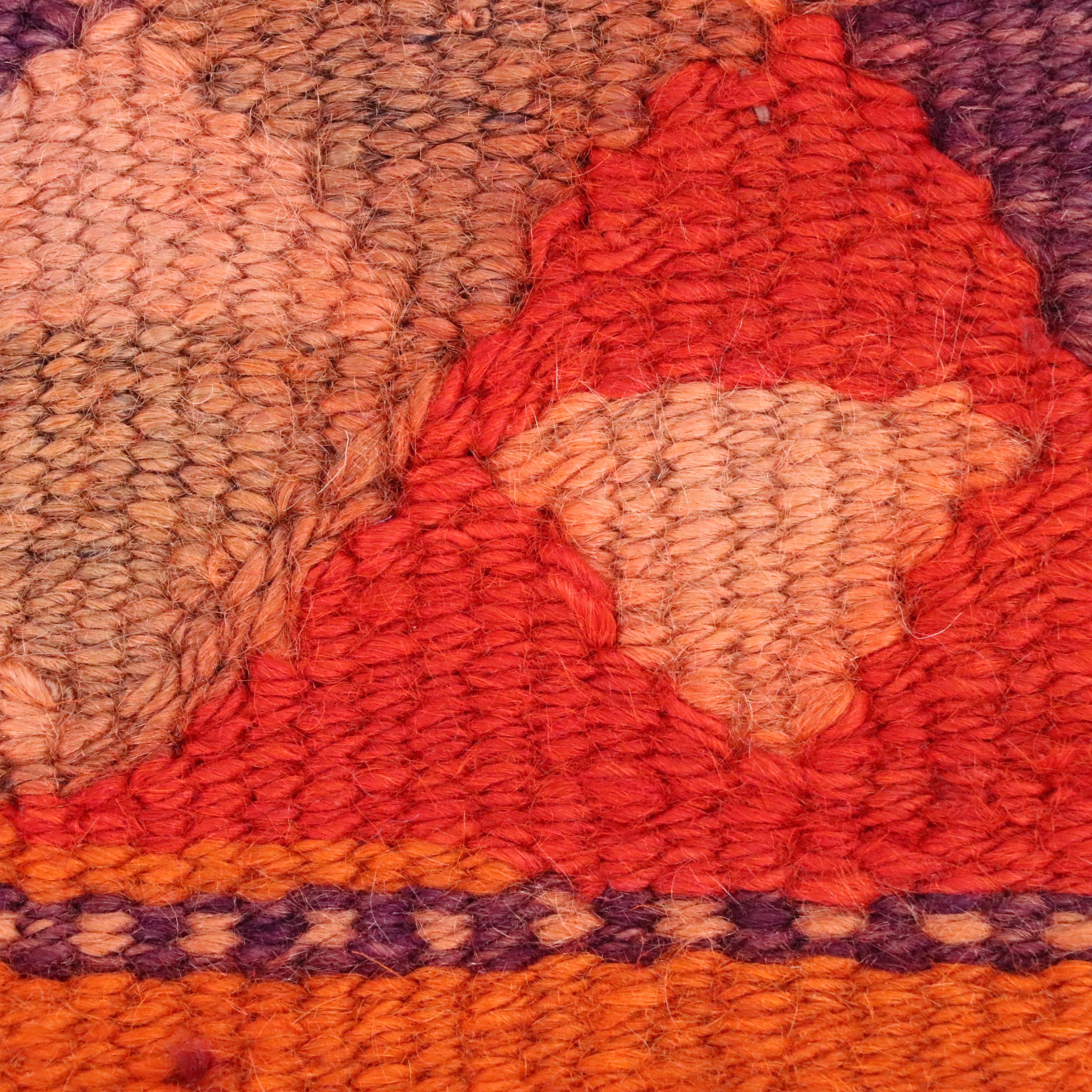 3'4 x 12'8 Hand-Knotted Turkish Village Carpet Runner