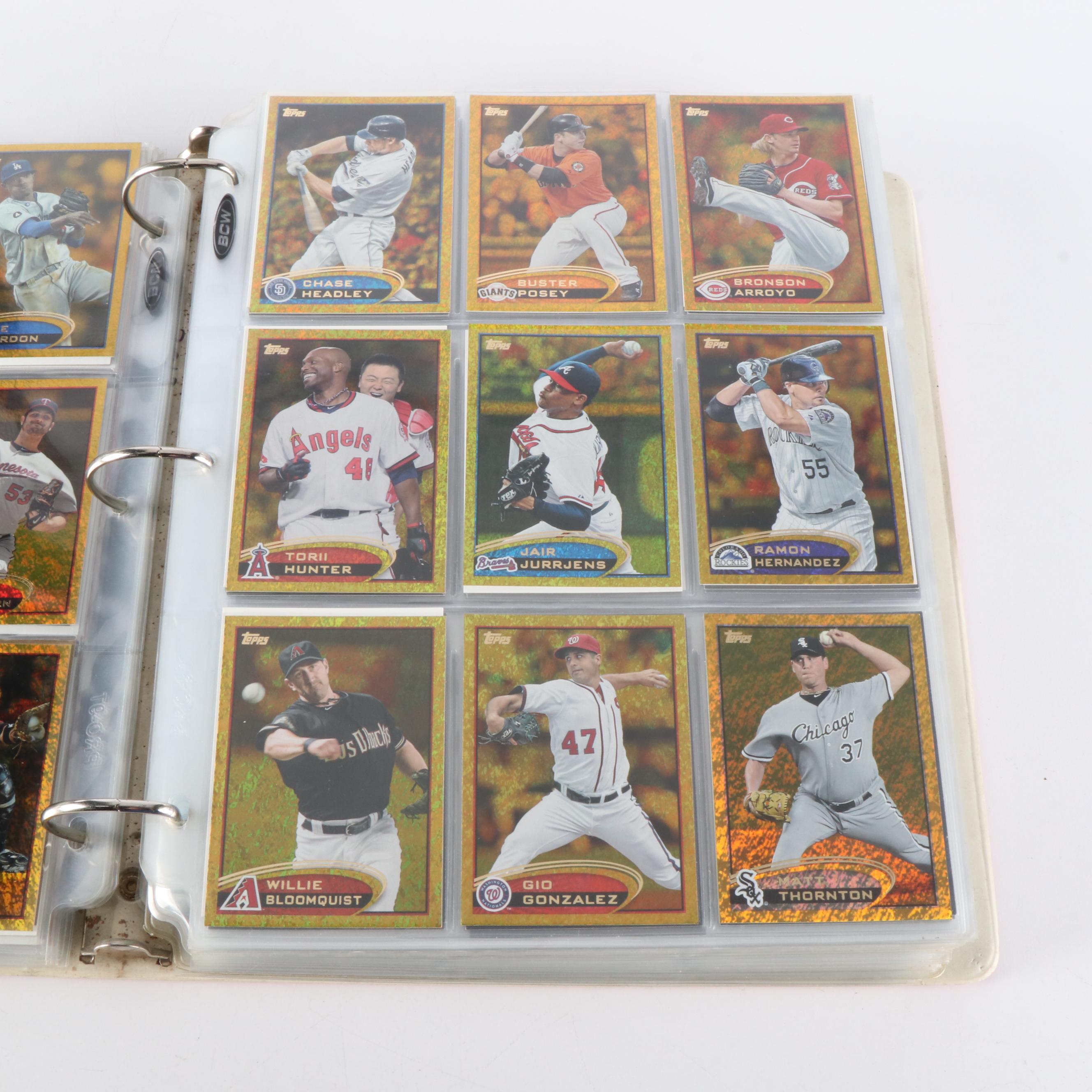 Bowman with Other Baseball Cards Featuring Max Scherzer, Mariano Rivera, & More