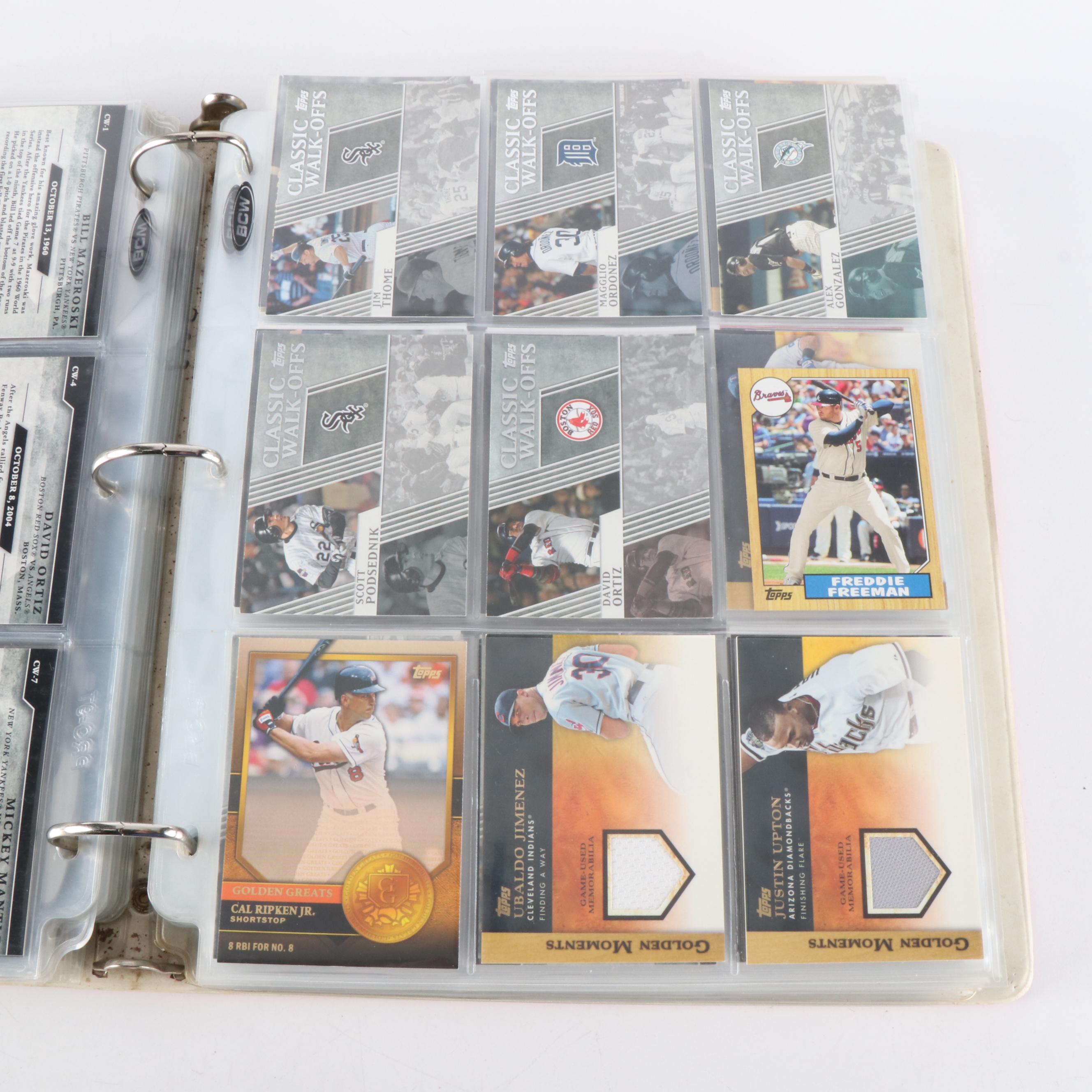 Bowman with Other Baseball Cards Featuring Max Scherzer, Mariano Rivera, & More