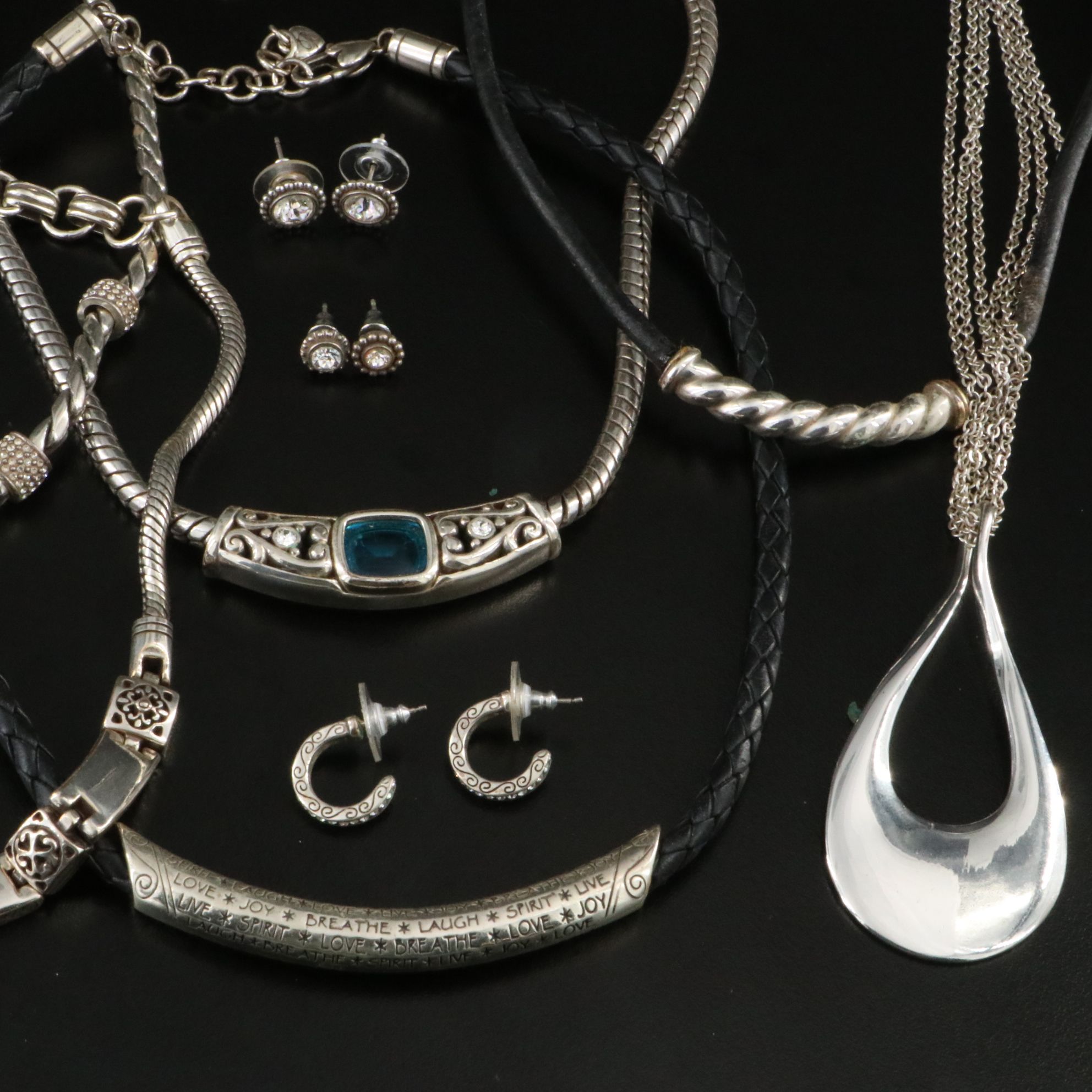 Brighton Jewelry Collection with Rhinestone Accents