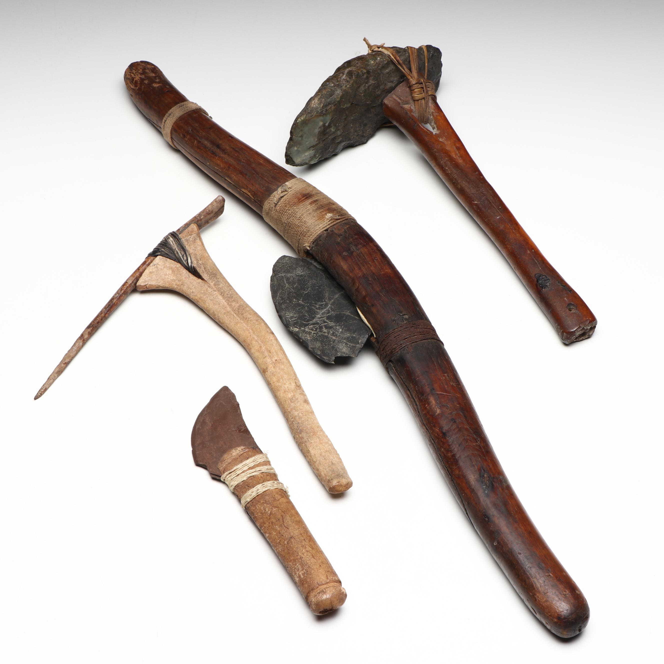 Indigenous Alaskan Slate Knives, Picks and Adzes