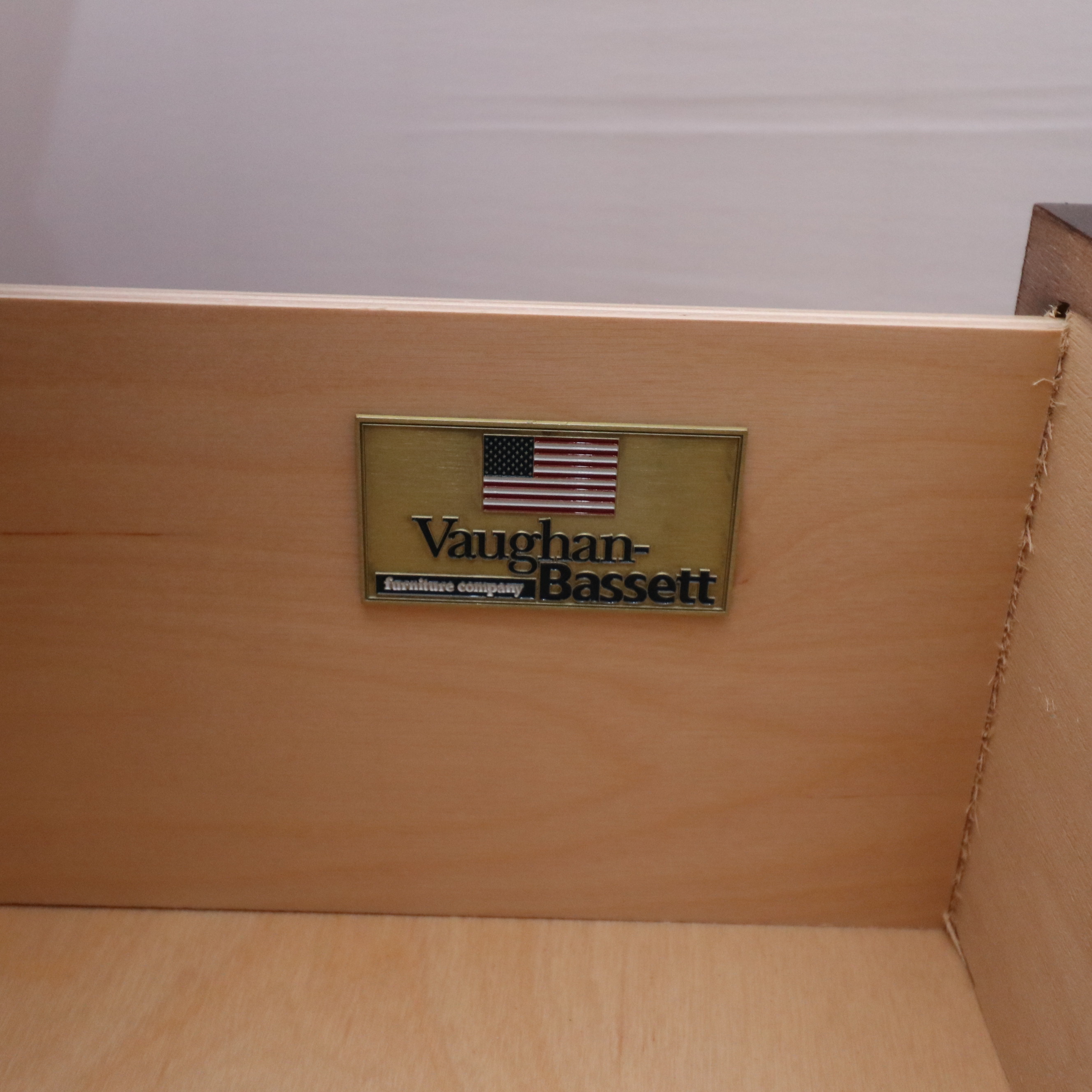 Vaughan-Bassett "French Market" Queen Sleigh Bed and Nightstand