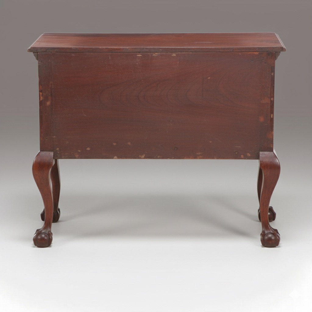 American Chippendale Style Mahogany "Centennial" Lowboy, Late 19th Century