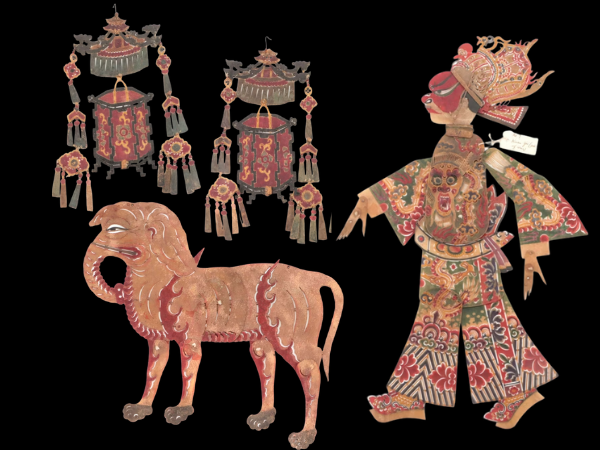 The Shadow Stage: An Antique Chinese Theater of Shadow Puppets & Props