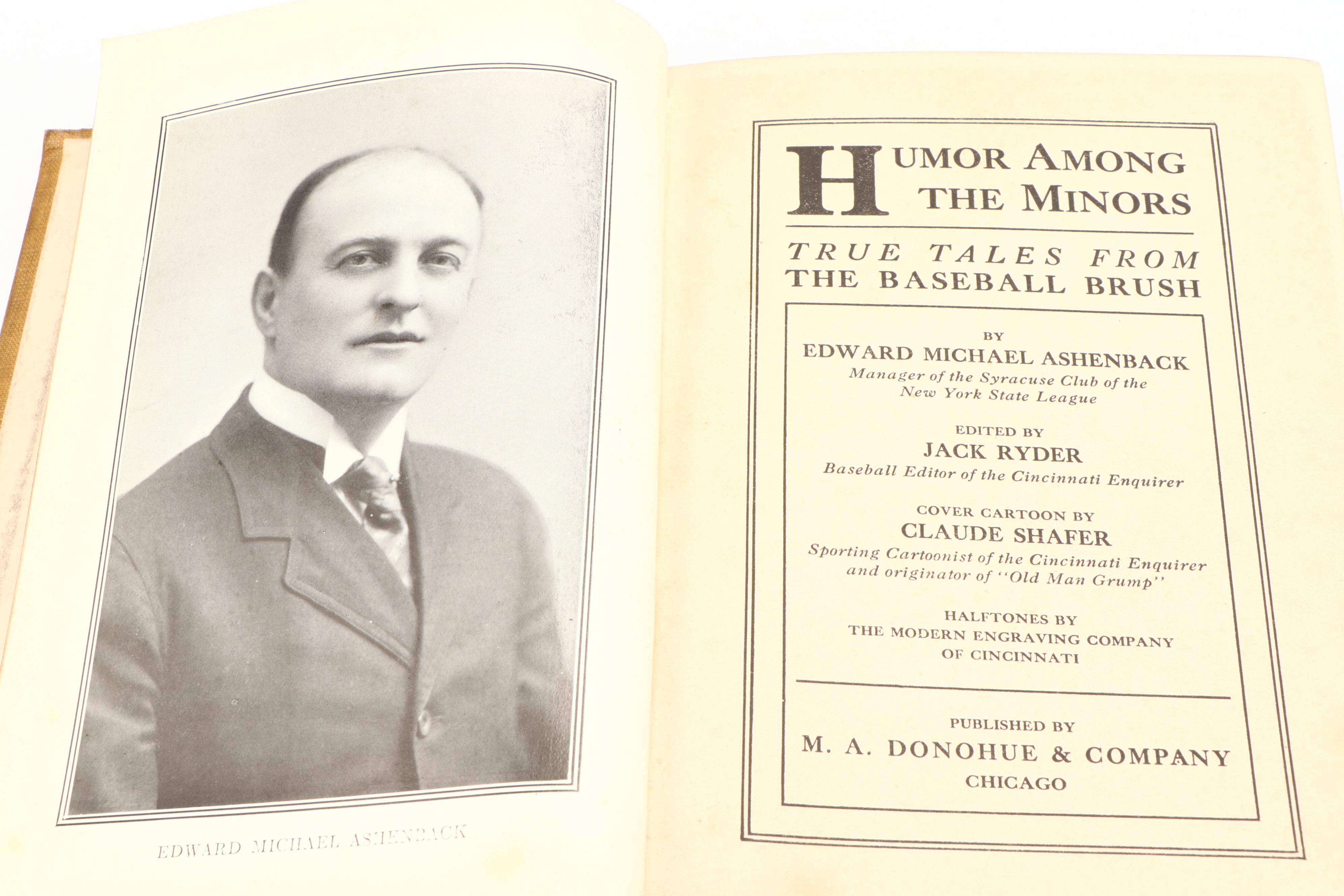 First Edition "Humor Among the Minors" by Edward Michael Ashenback, 1911
