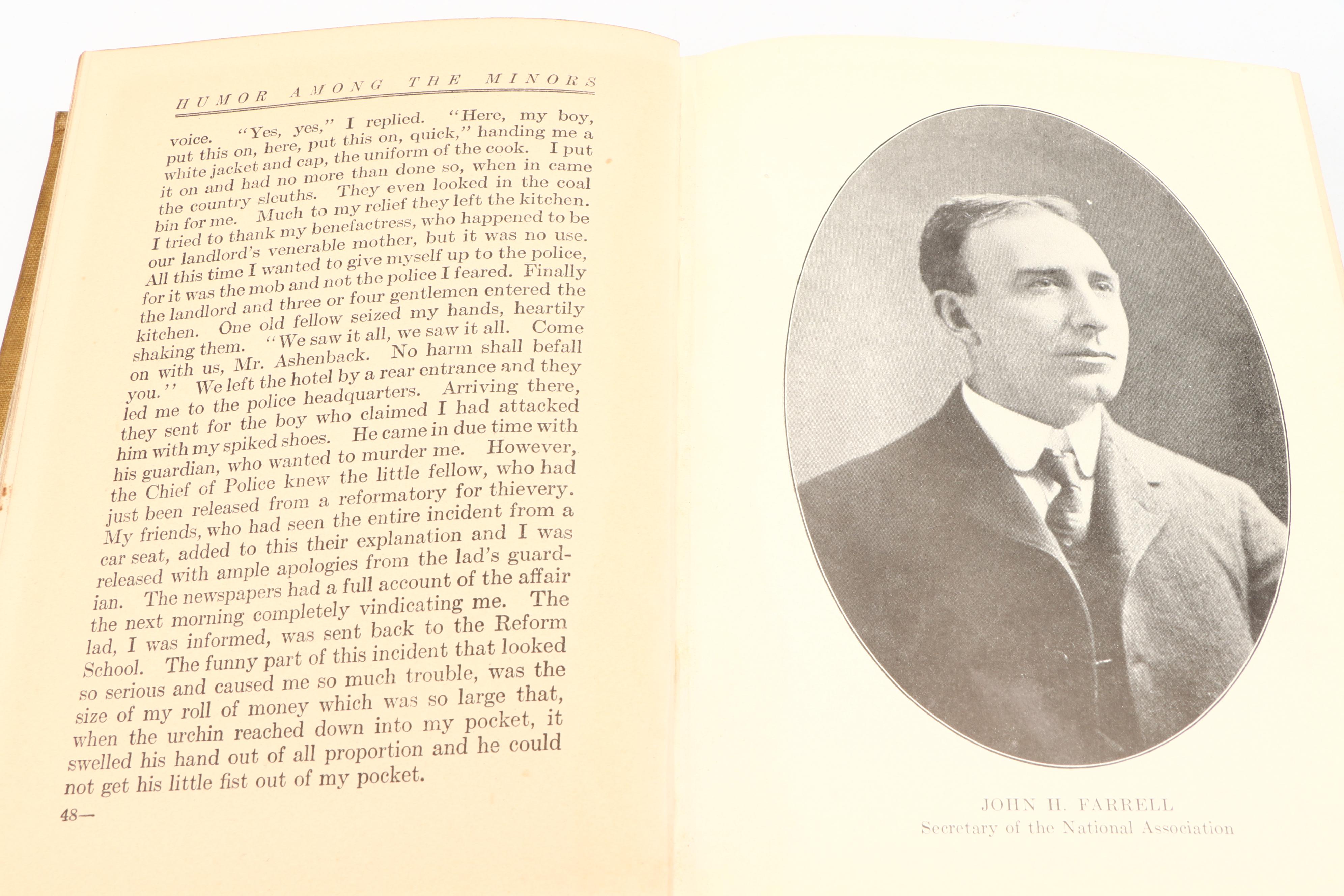 First Edition "Humor Among the Minors" by Edward Michael Ashenback, 1911