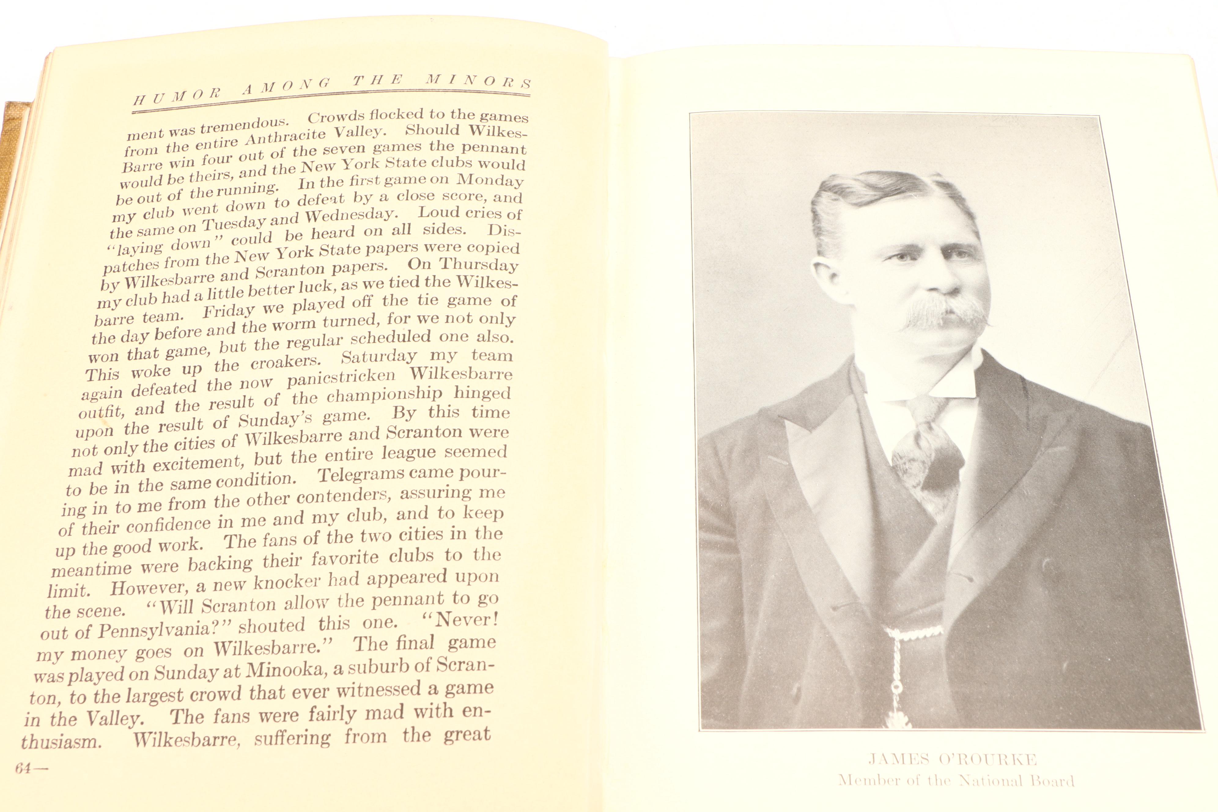 First Edition "Humor Among the Minors" by Edward Michael Ashenback, 1911