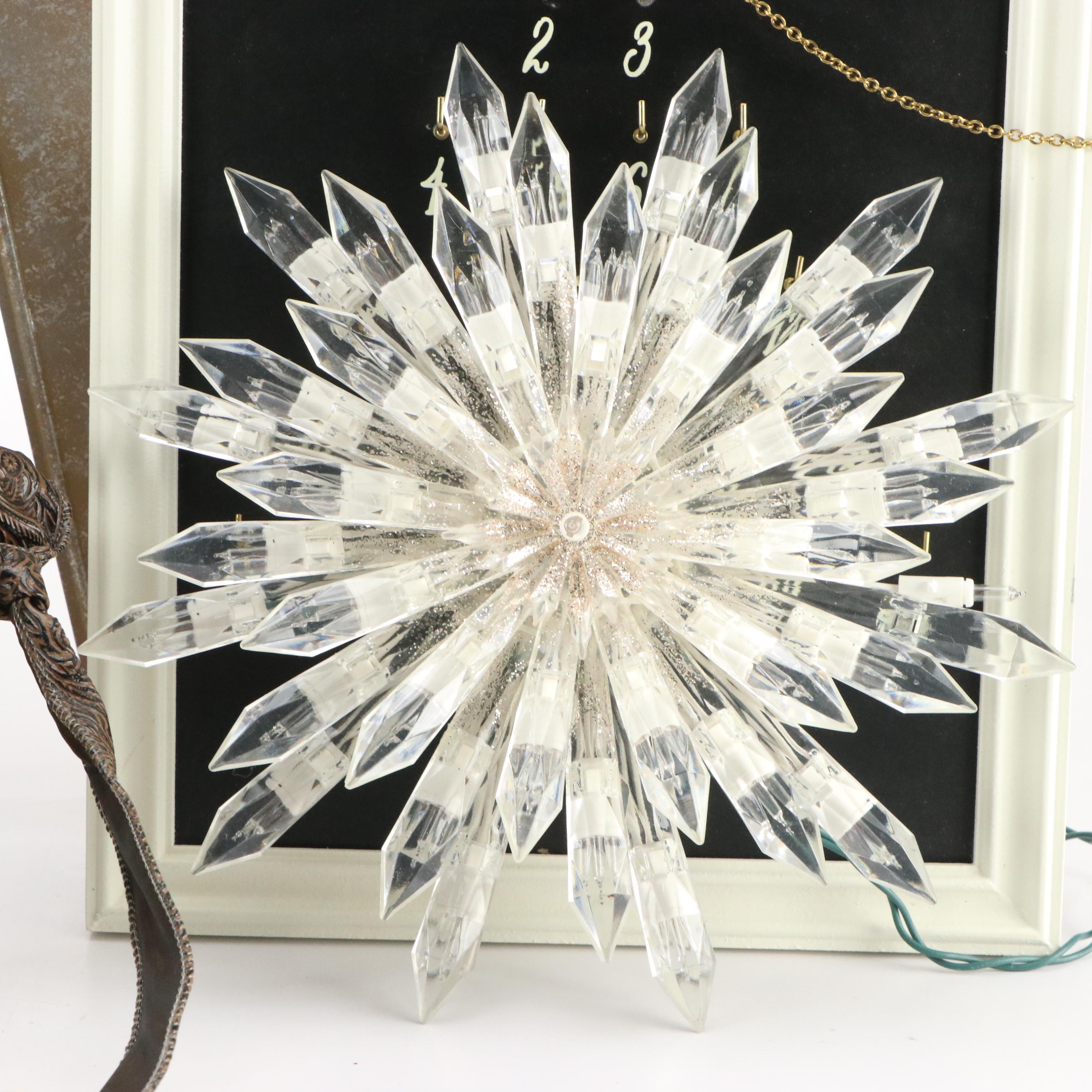 Hearth to Hand Advent Calendar, Illuminated Tree Stars and Other Holiday Décor