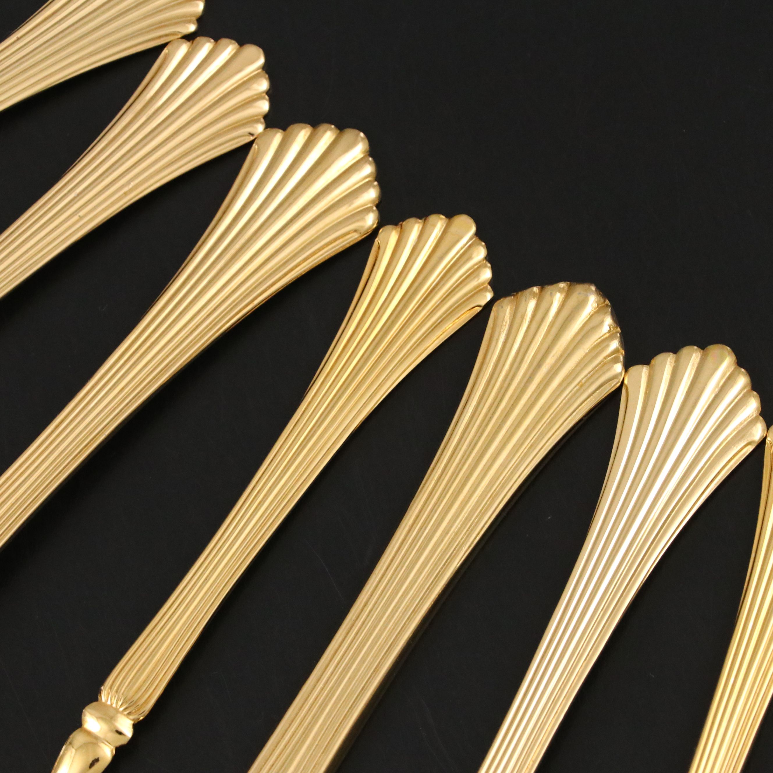 Home Concepts Gold Tone Stainless Steel Flatware