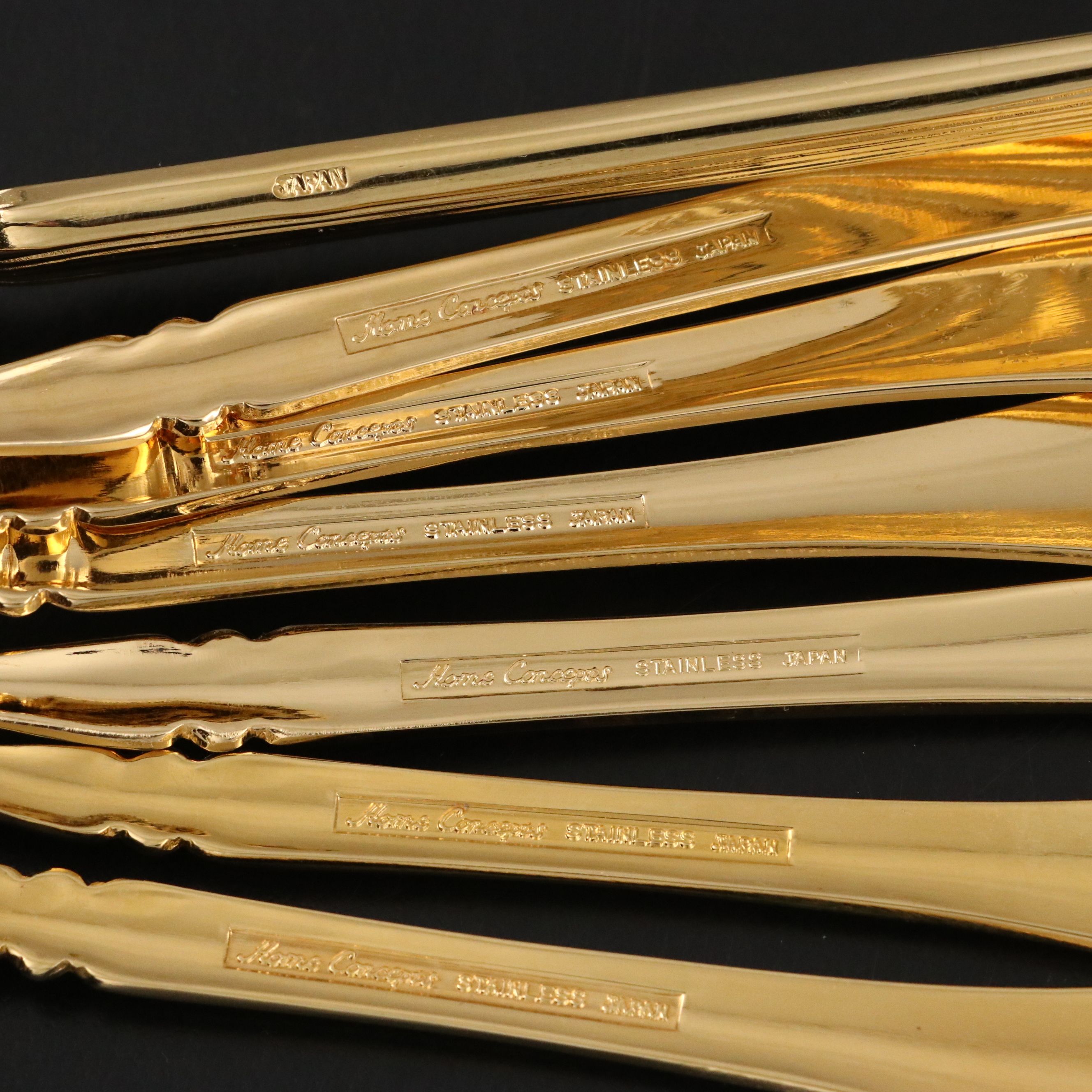 Home Concepts Gold Tone Stainless Steel Flatware