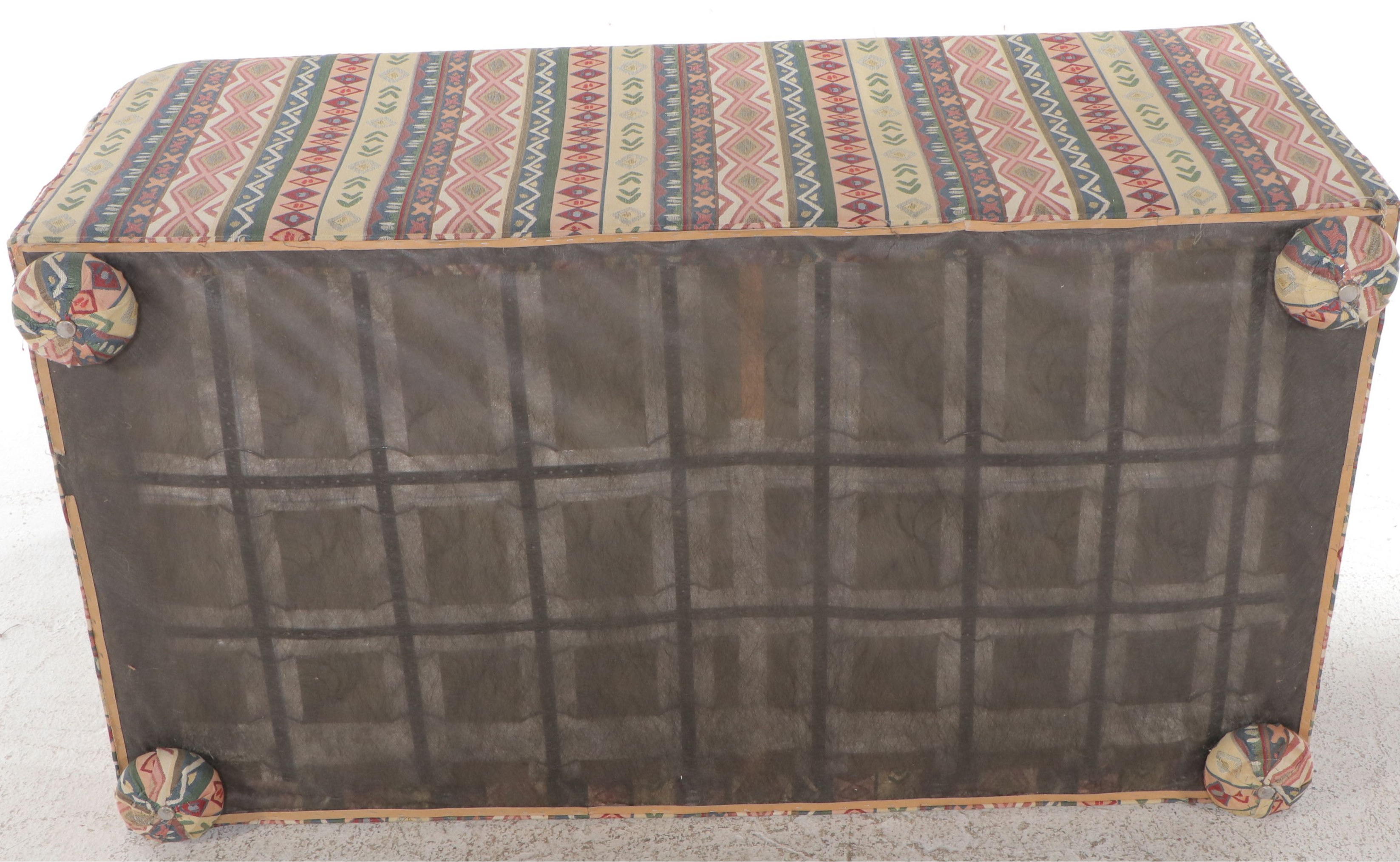 Lee Industries Postmodernist Upholstered Three-Piece Sectional with Ottomans