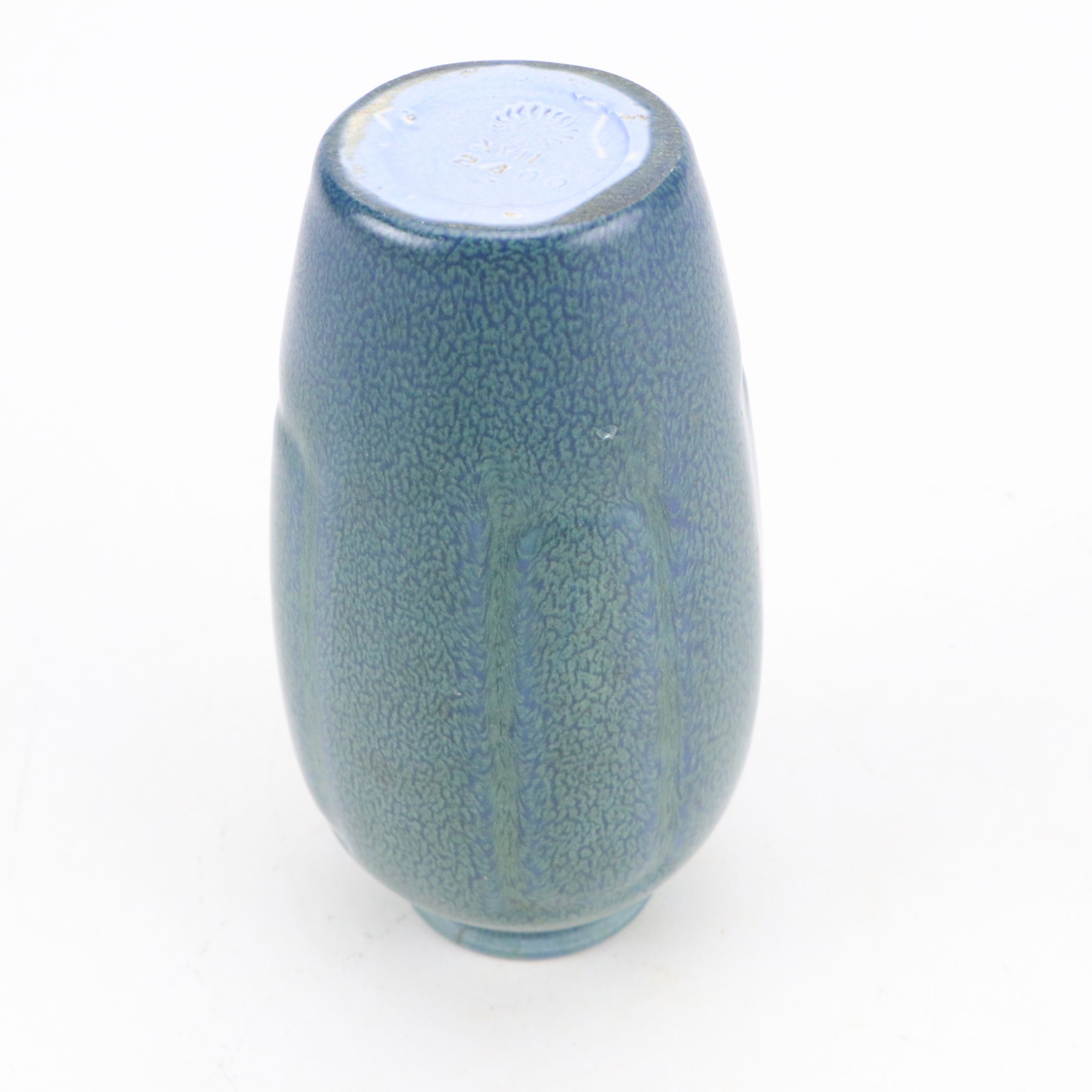 Rookwood Pottery Green Textured Matte Glaze Vase, 1917