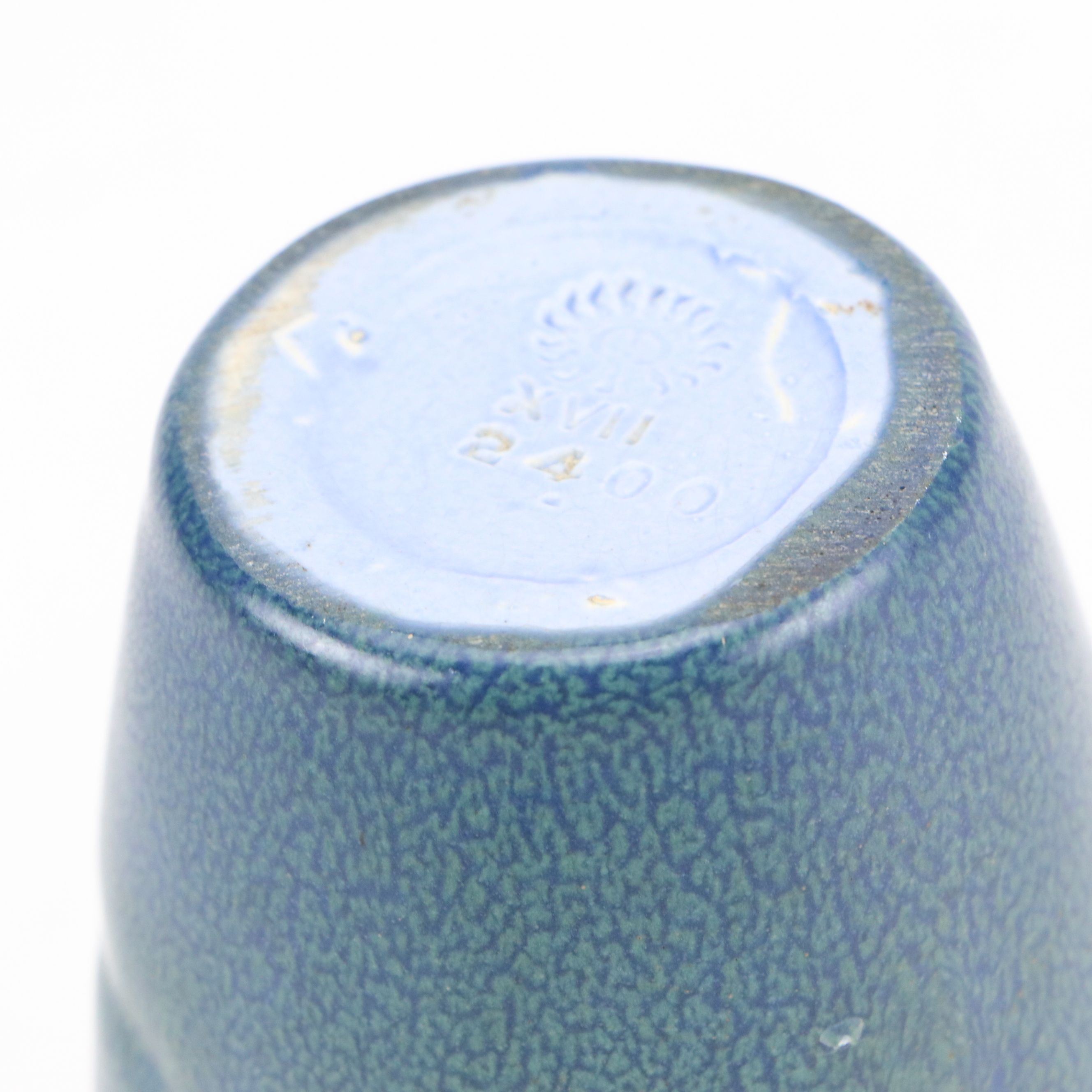 Rookwood Pottery Green Textured Matte Glaze Vase, 1917