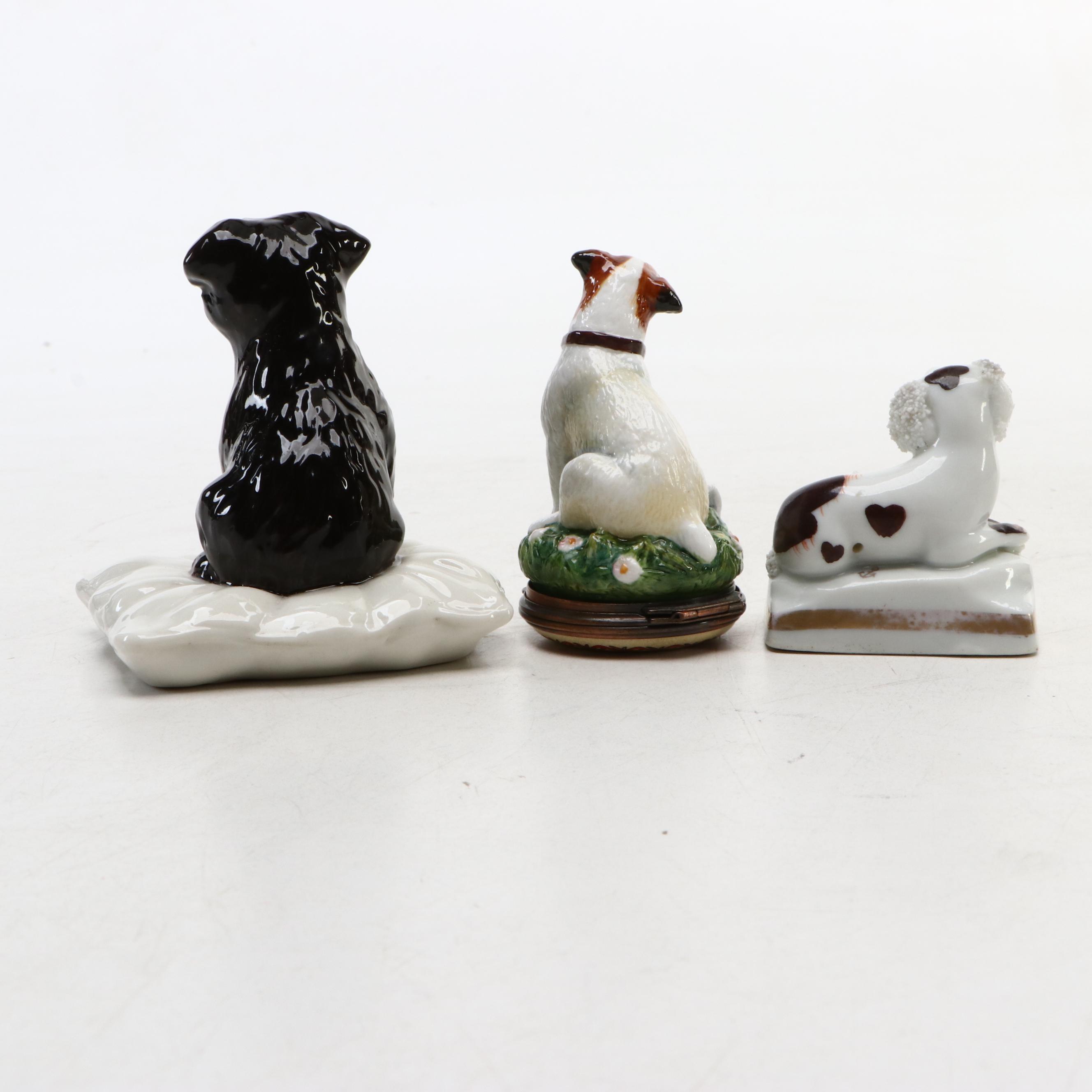Royal Copenhagen and Royal Doulton Porcelain Dogs and Cow