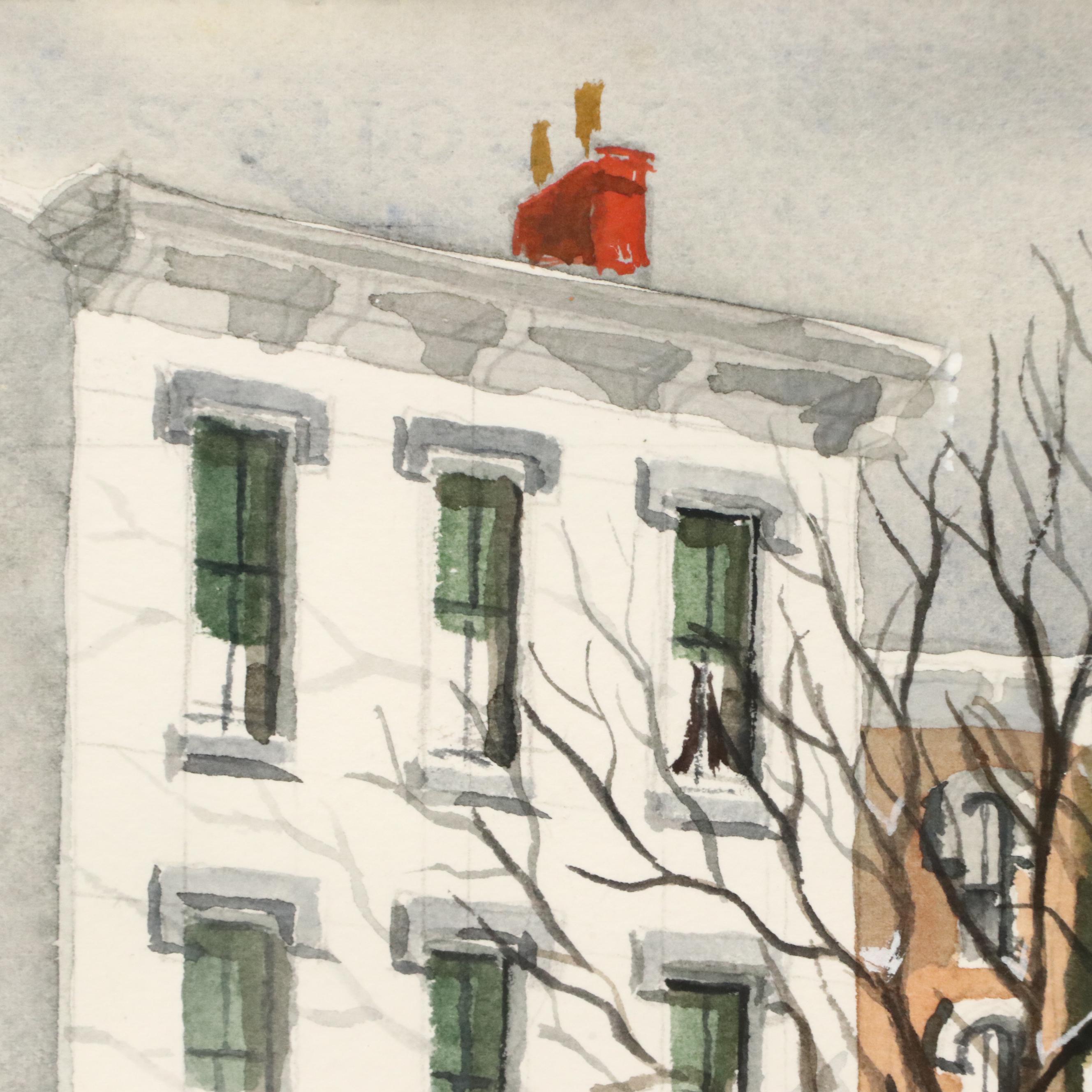 Charles J. Donnelly Watercolor Painting "Liberty Hill," 1953