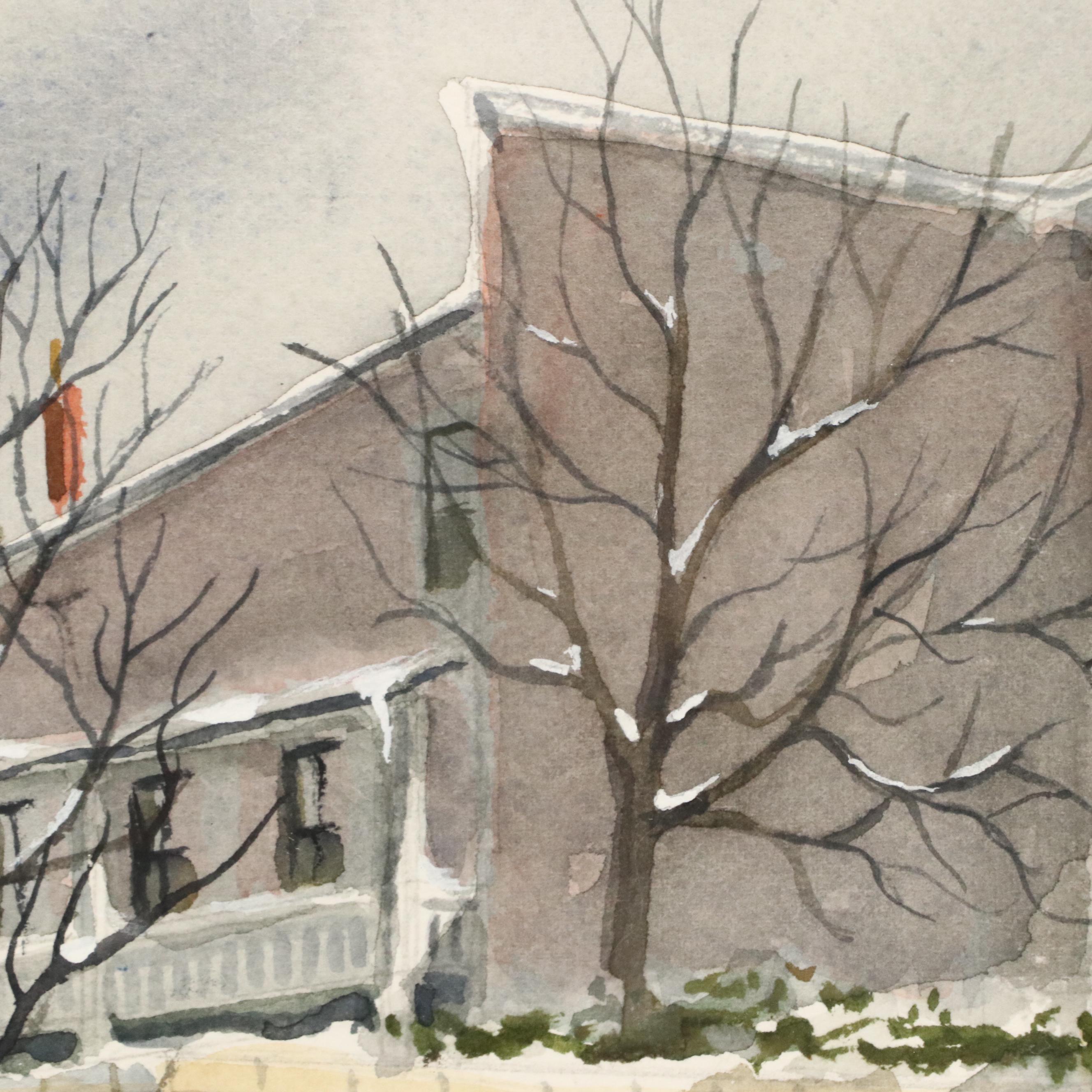 Charles J. Donnelly Watercolor Painting "Liberty Hill," 1953