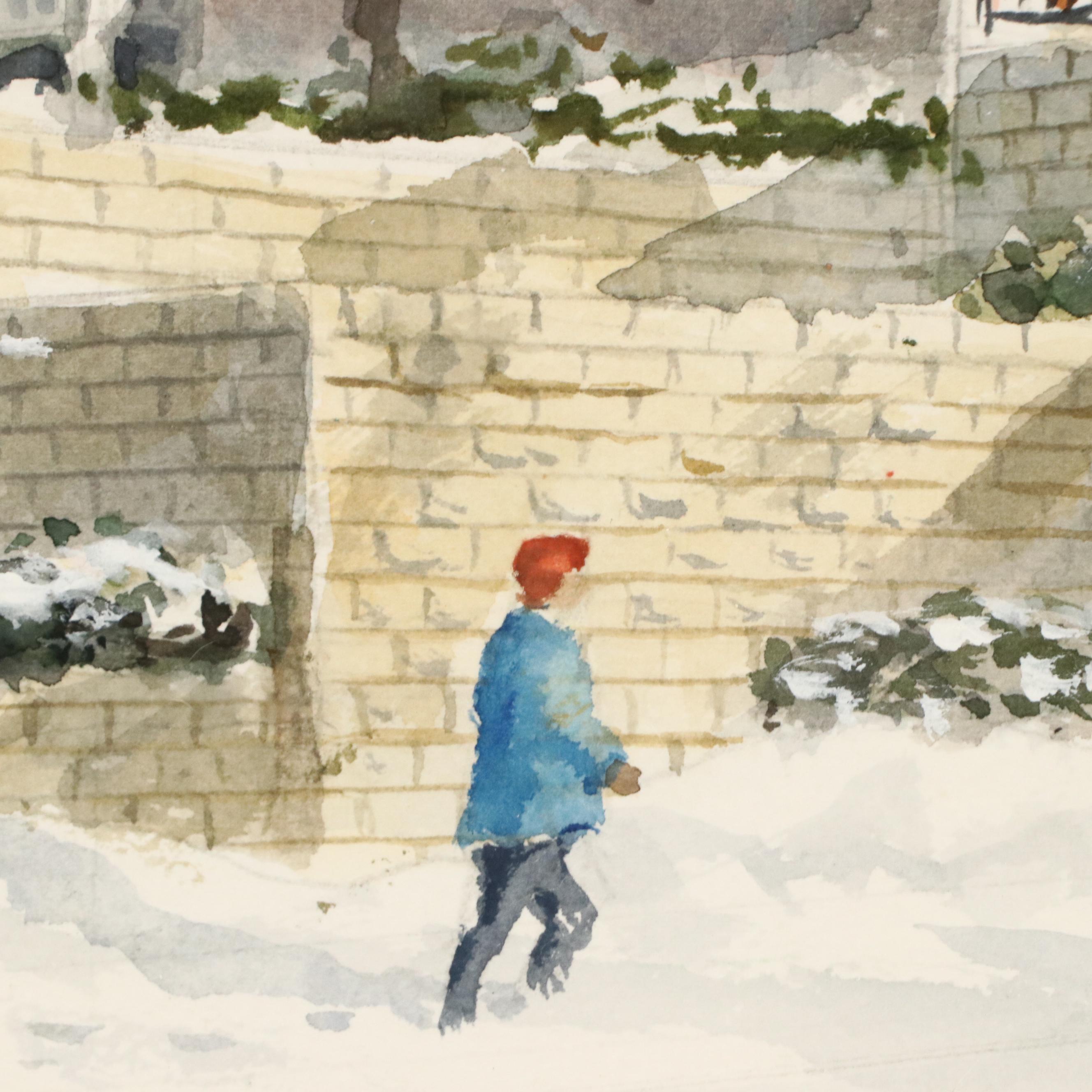 Charles J. Donnelly Watercolor Painting "Liberty Hill," 1953