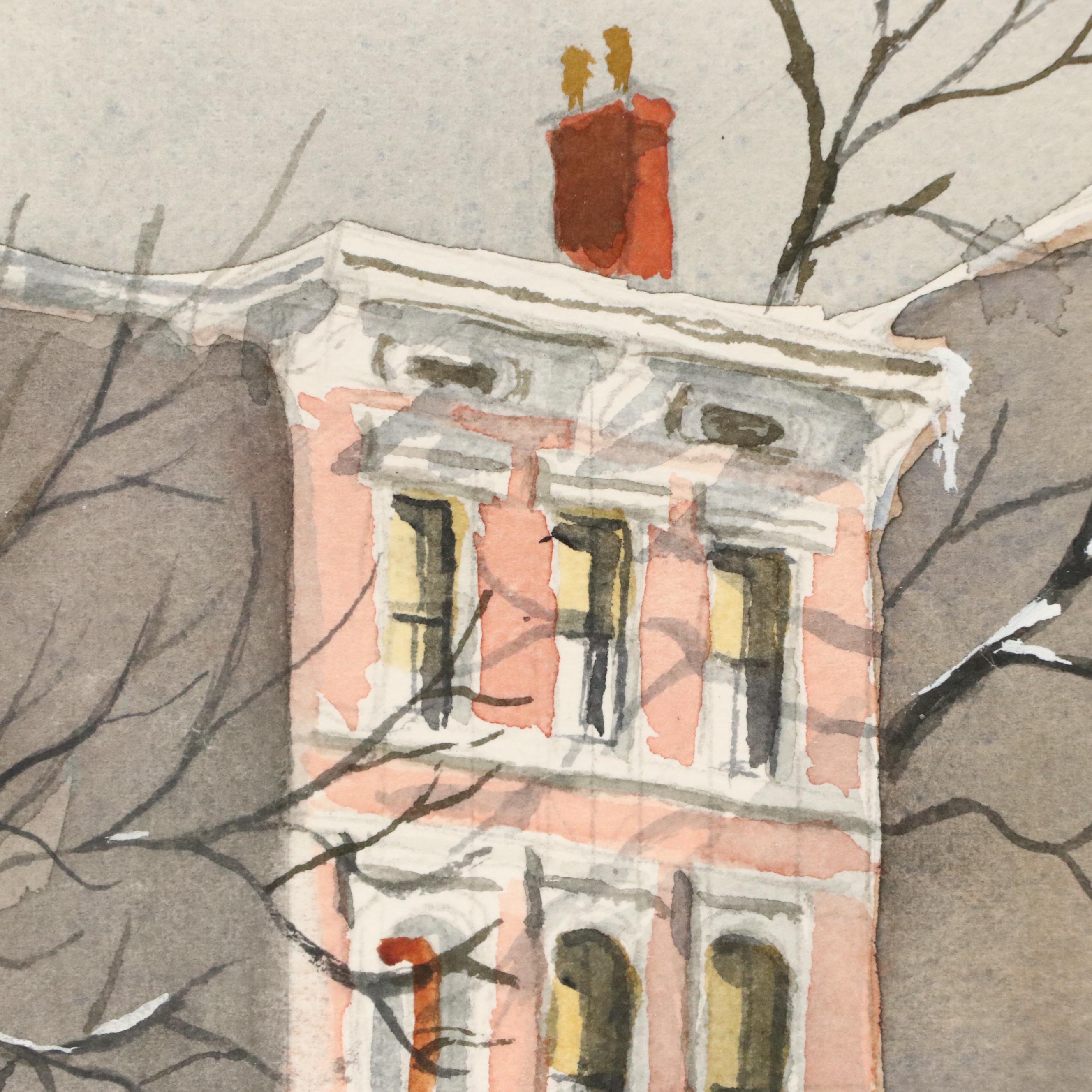 Charles J. Donnelly Watercolor Painting "Liberty Hill," 1953
