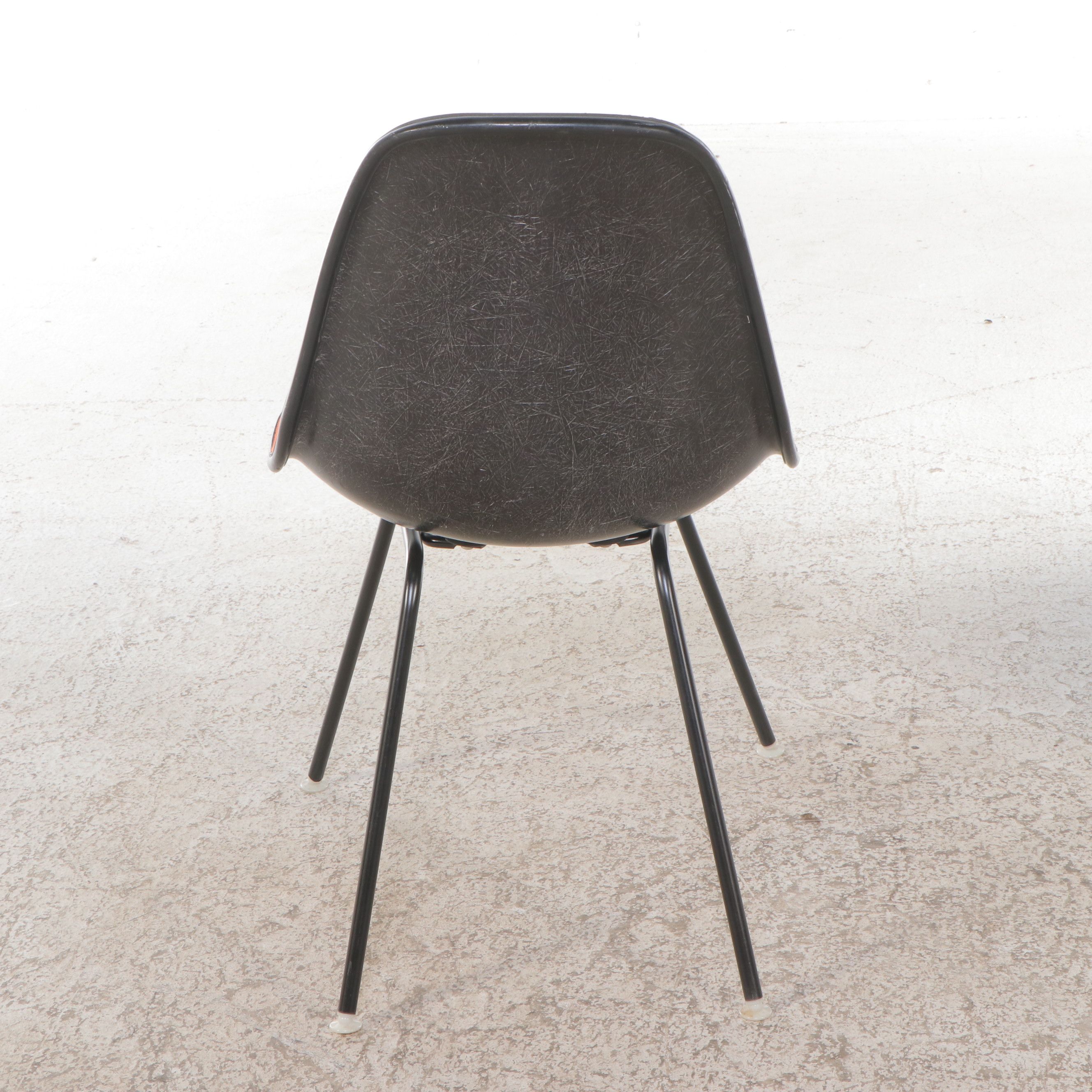 Charles and Ray Eames for Herman Miller Upholstered Fiberglass Side Chairs