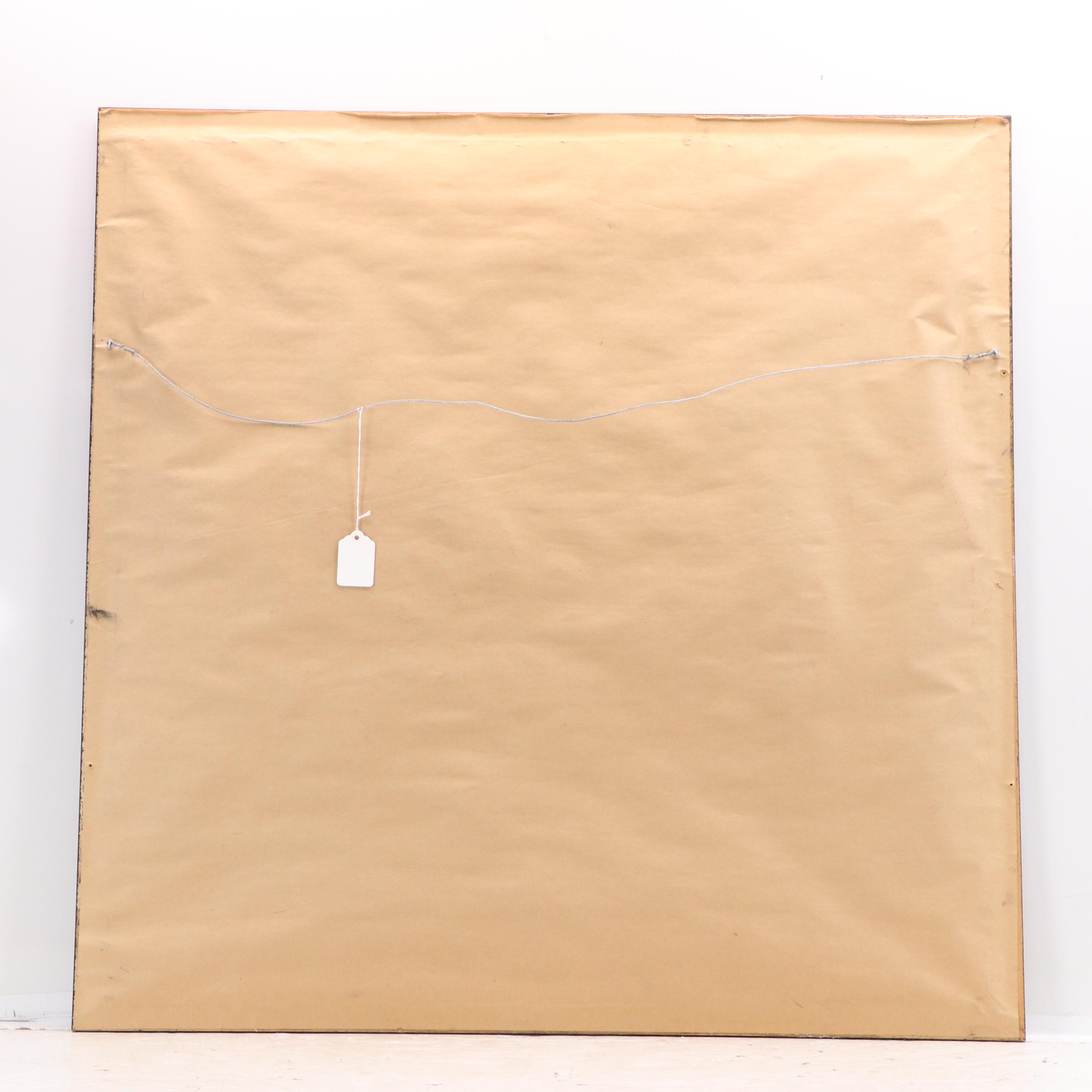 Printed Silk Scarf Designed by Erté "The Nile," Circa 1970