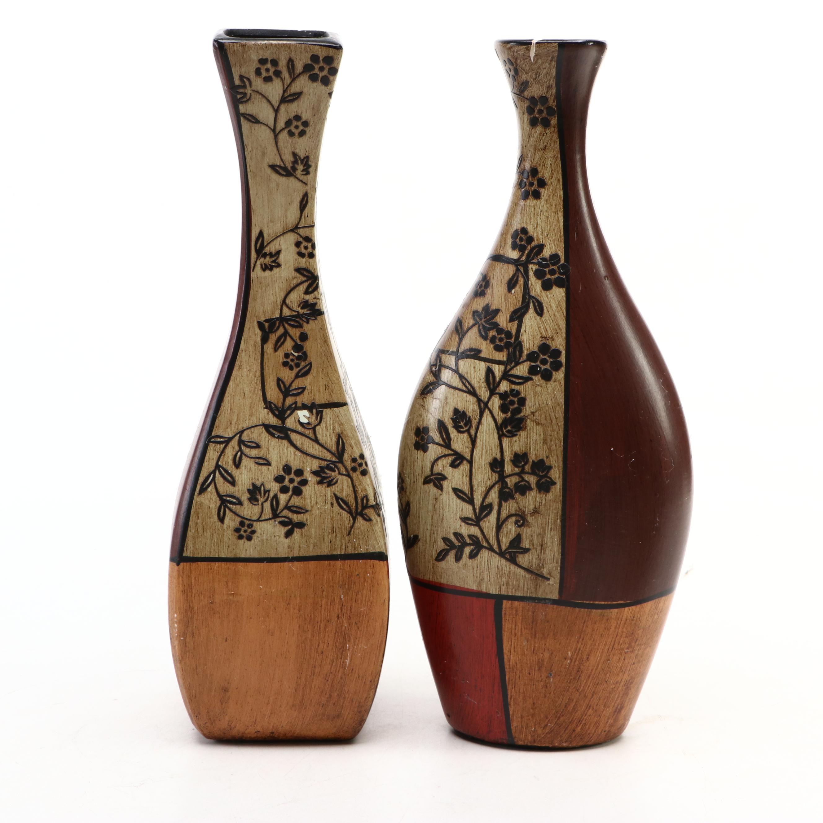 Rustic Tuscan Style Ceramic Vases