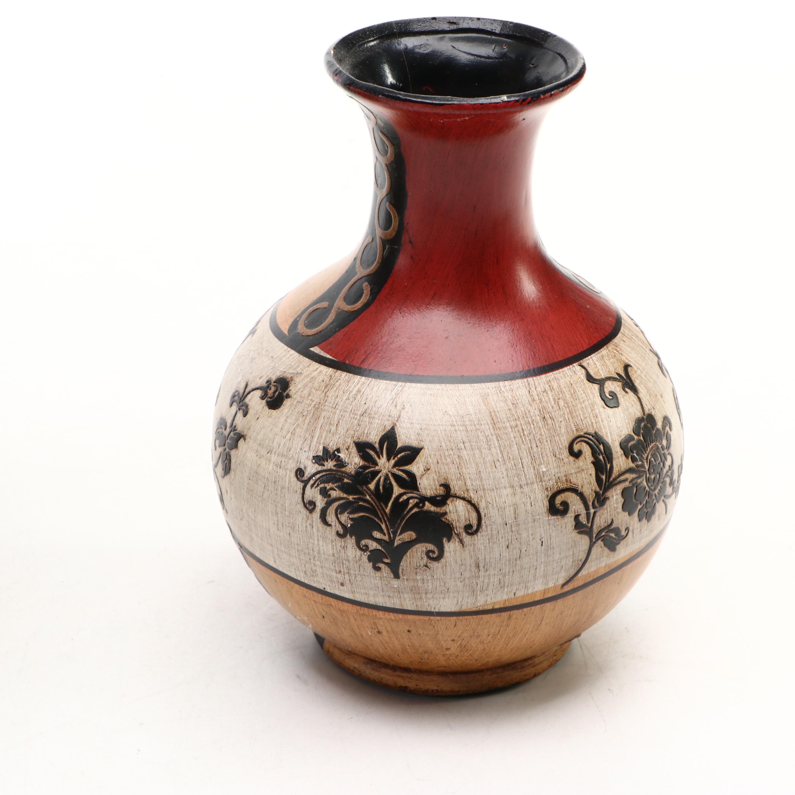 Rustic Tuscan Style Ceramic Vases