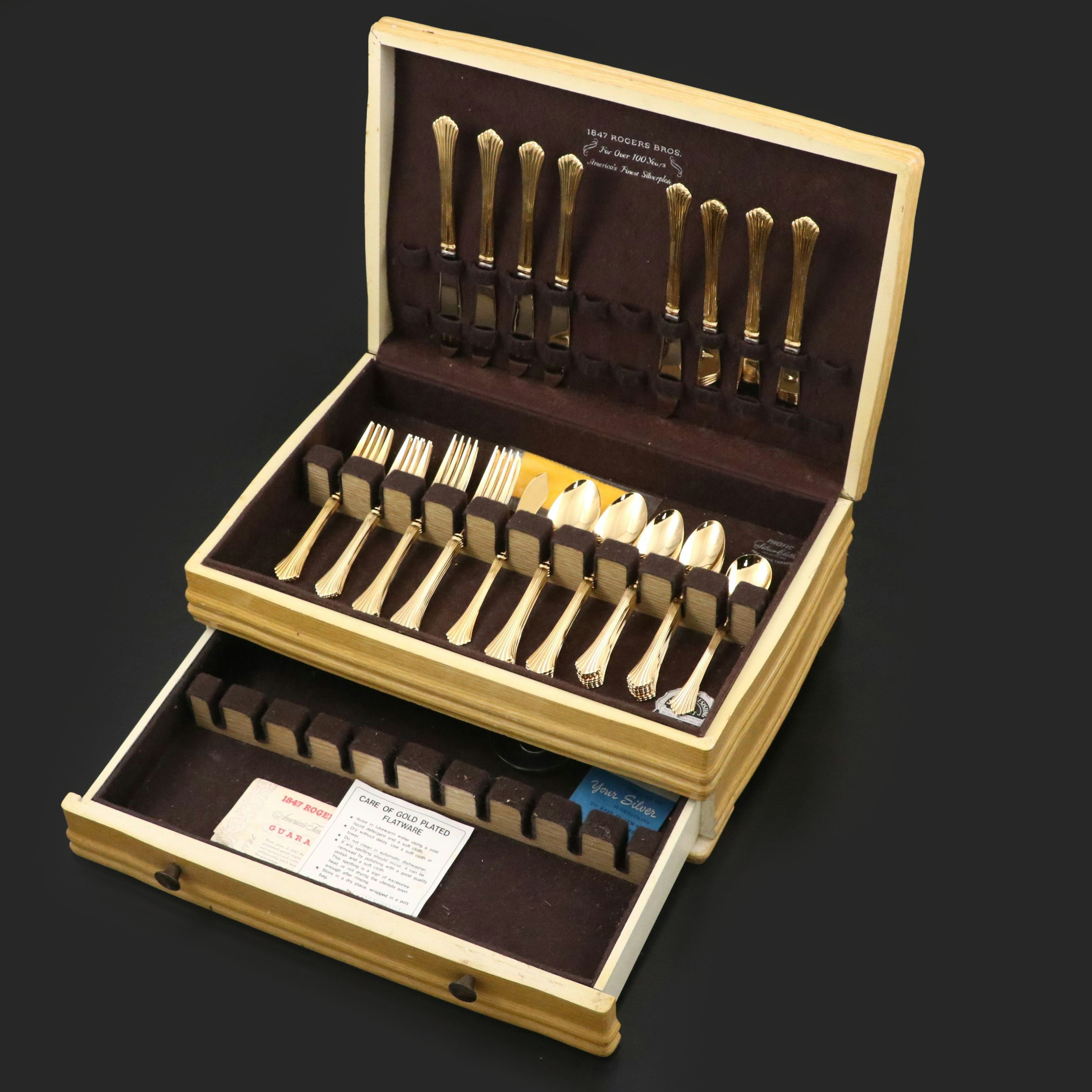 Home Concepts Gold Tone Stainless Steel Flatware