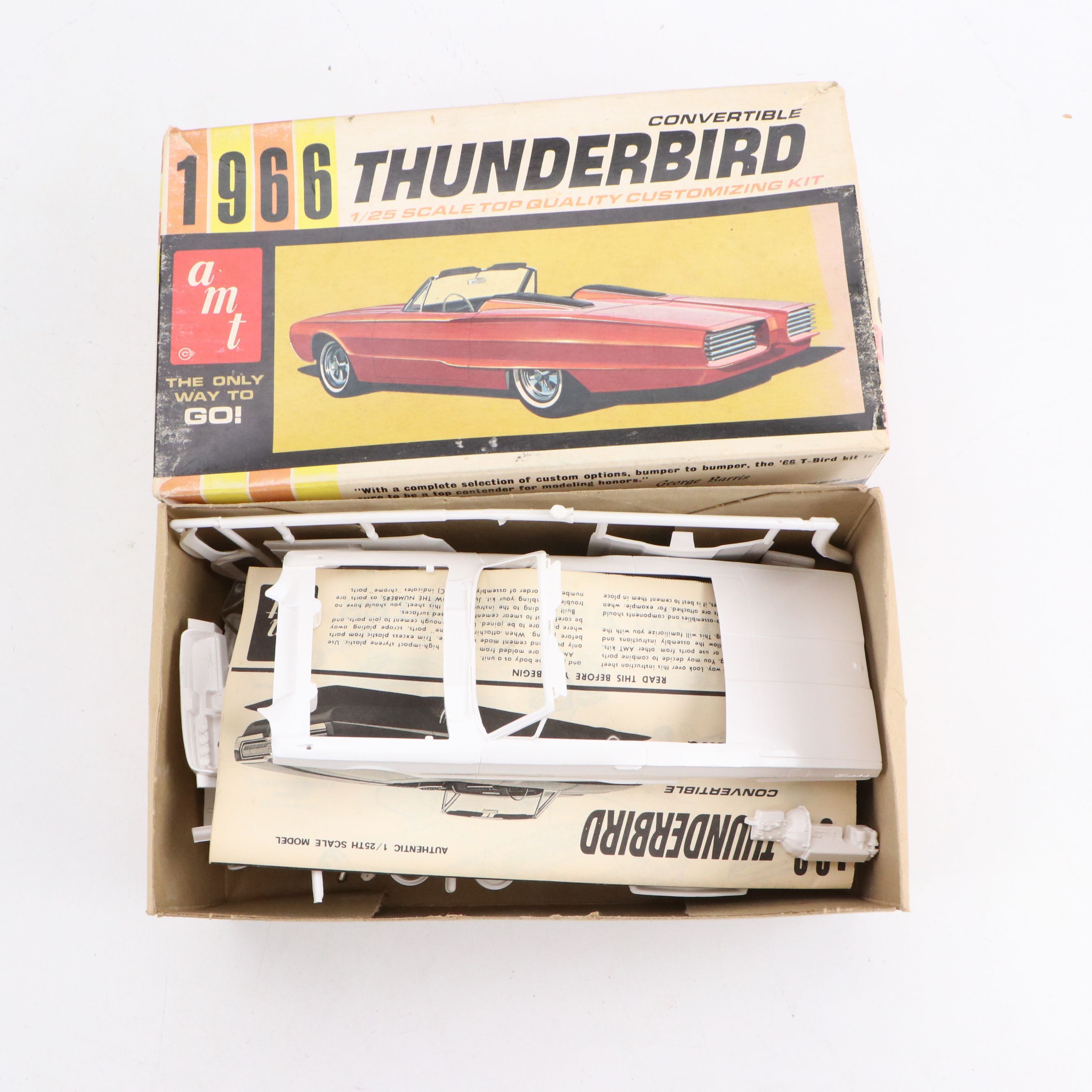 AMT 1966 Ford Thunderbird with More Vintage Model Car Kits