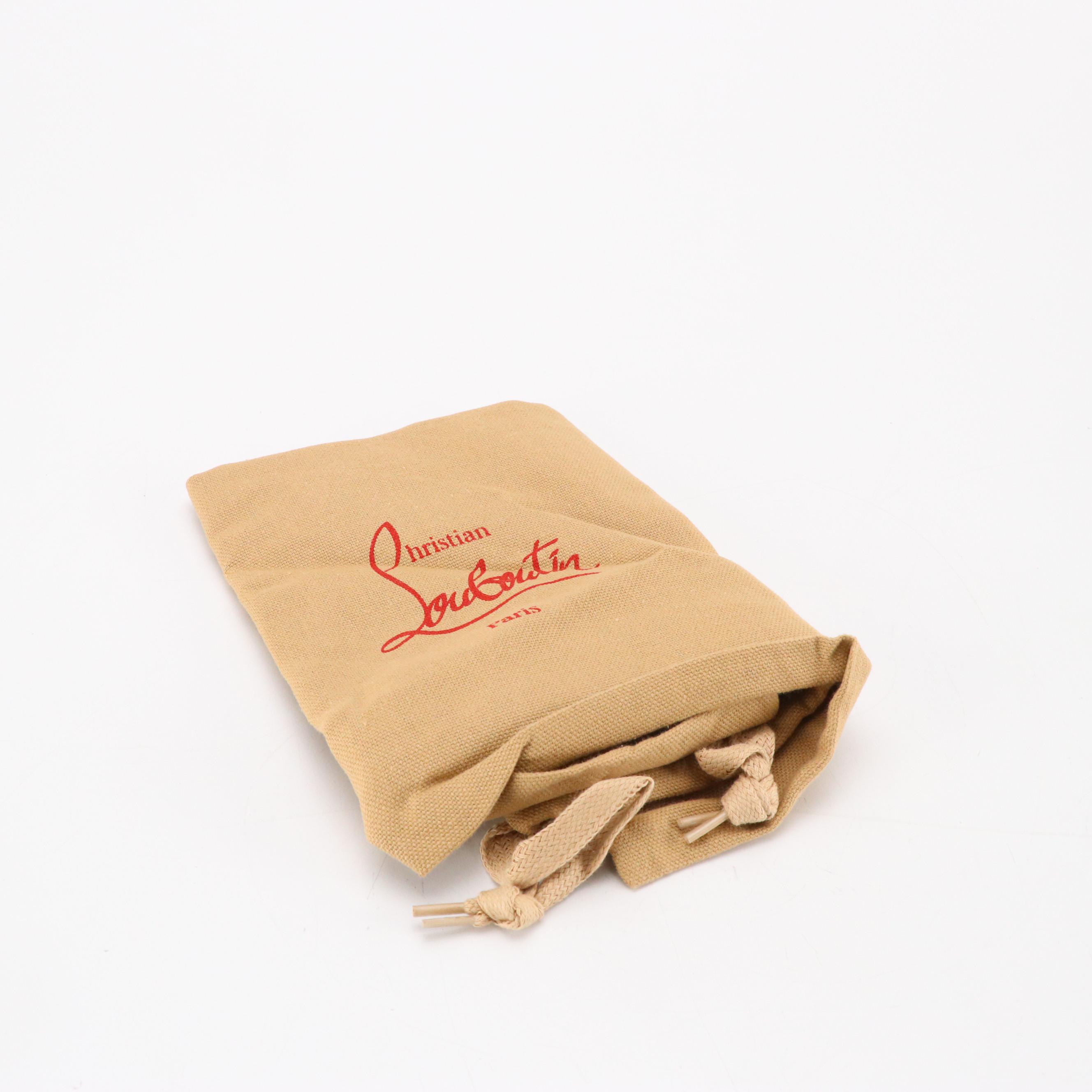 Christian Louboutin Pifpouch Clutch in Spiked Black Leather