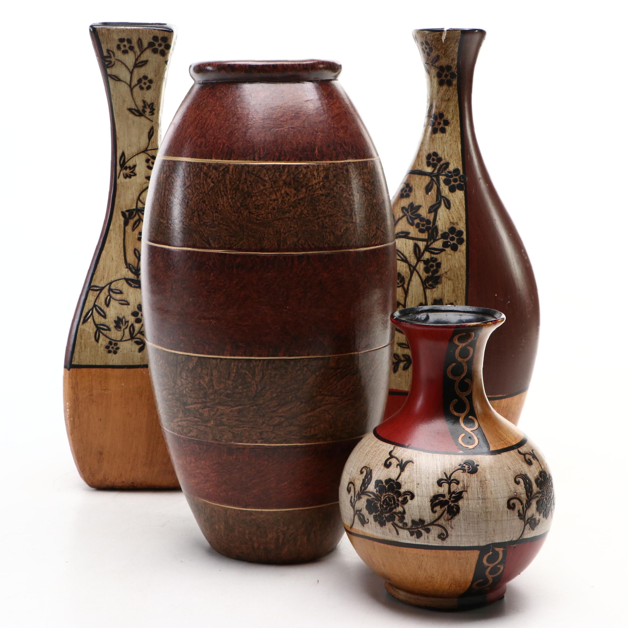 Rustic Tuscan Style Ceramic Vases