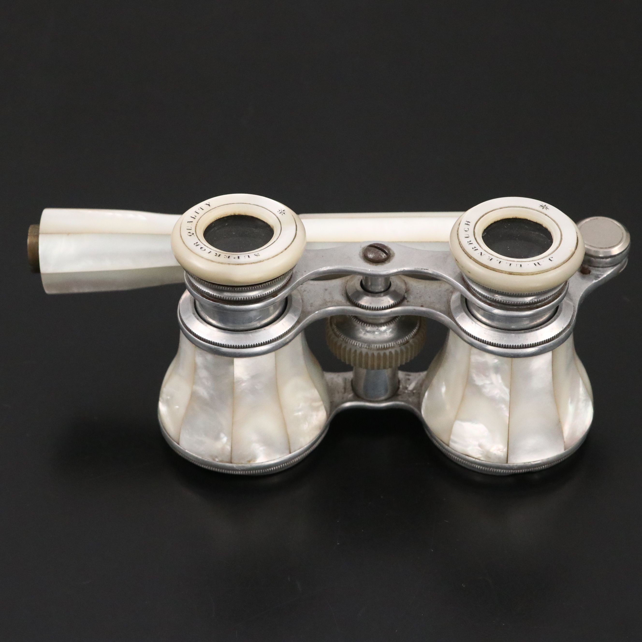 J. H. Ullenbuch Mother-of-Pearl and Metal Opera Glasses