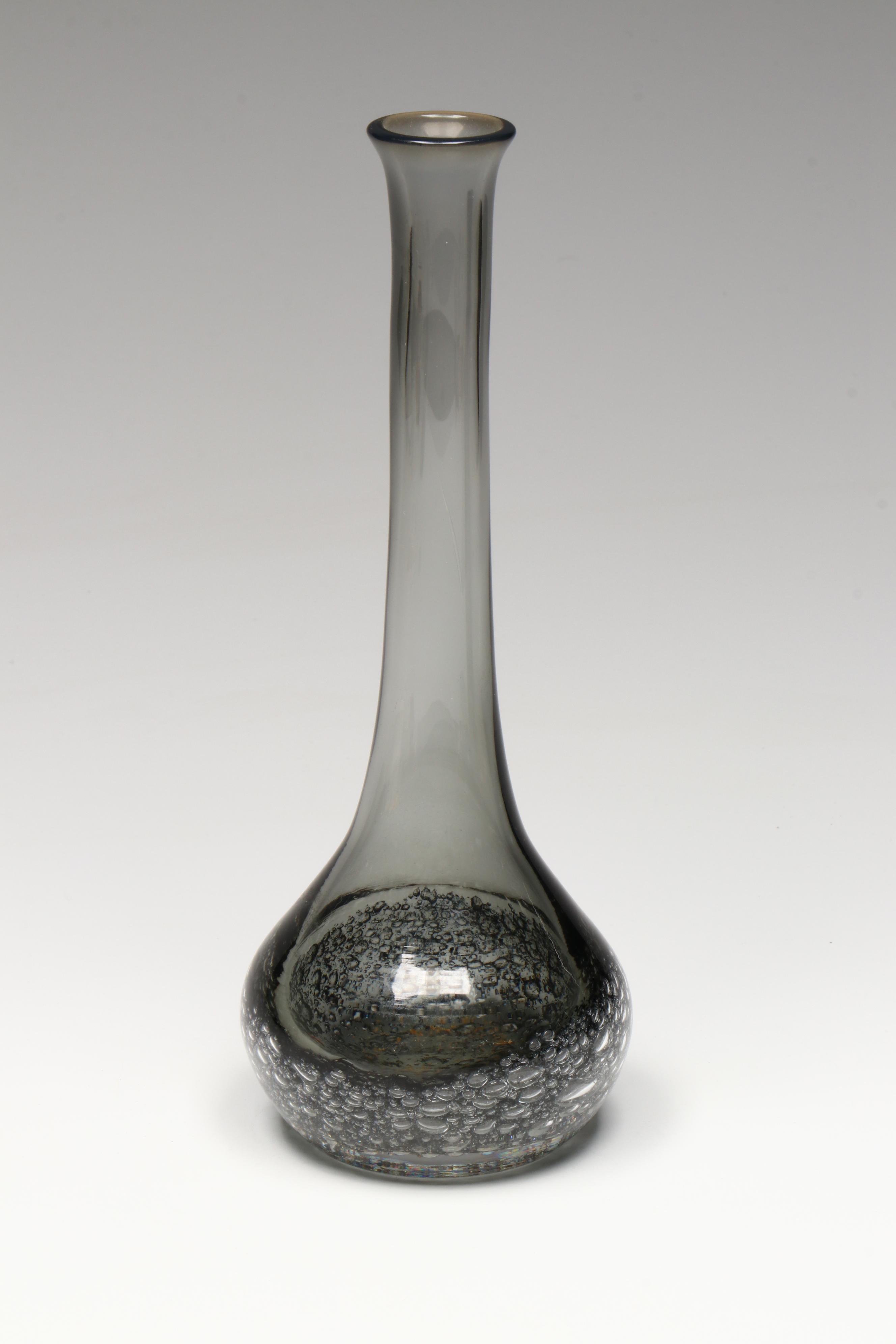 Art Glass Bubble Vases