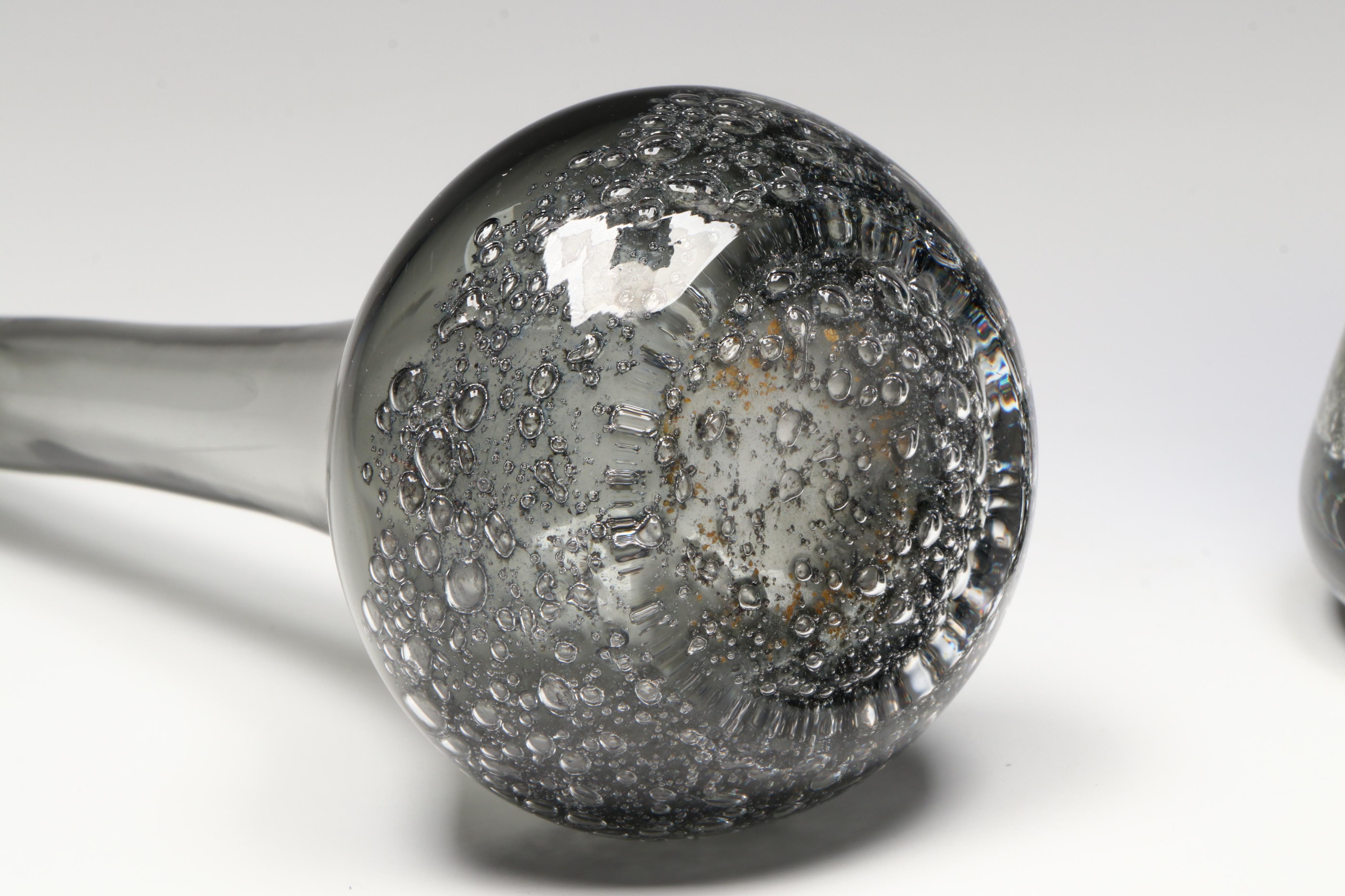 Art Glass Bubble Vases