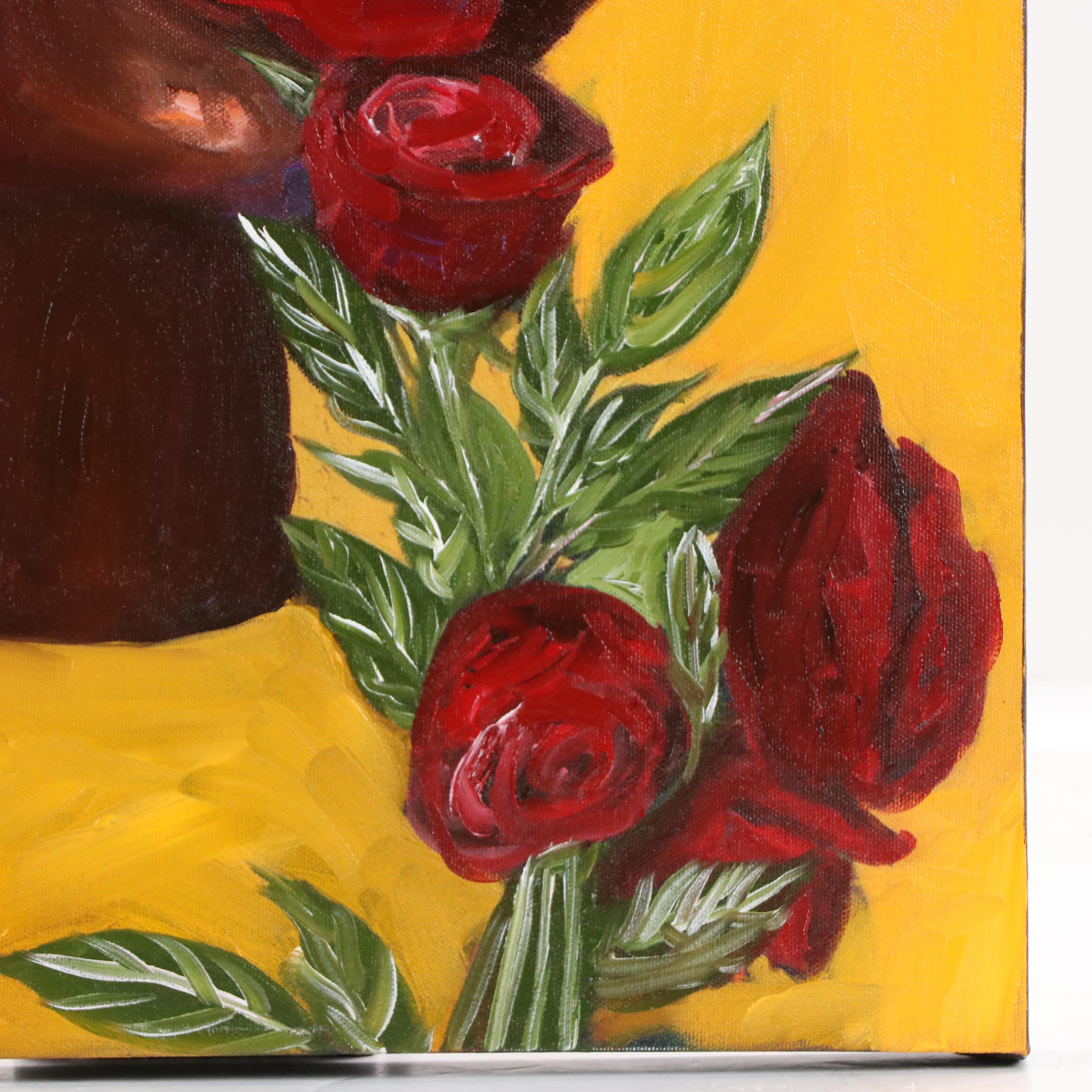 Oluwakemi Omowaire Oil Portrait, 21st Century