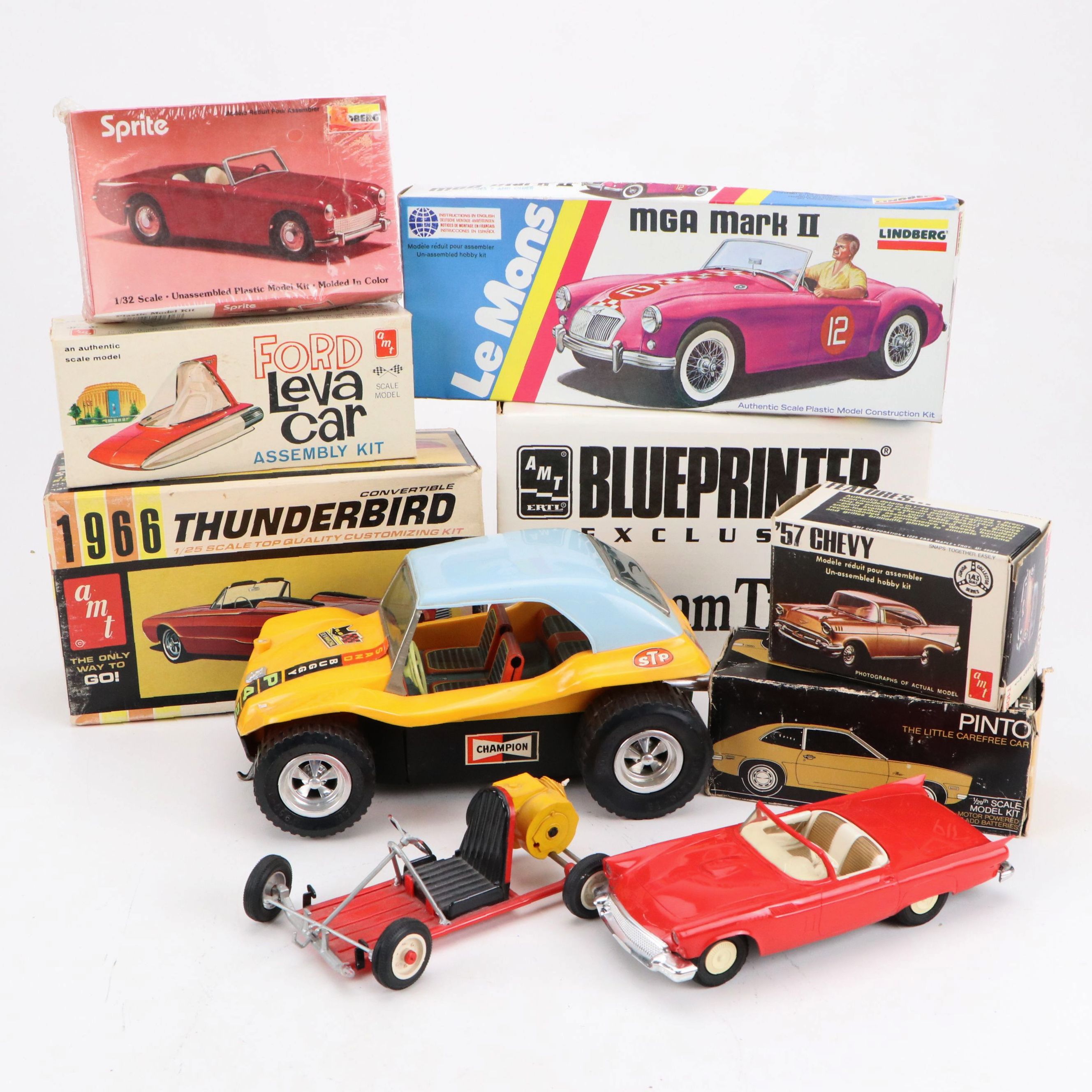AMT 1966 Ford Thunderbird with More Vintage Model Car Kits