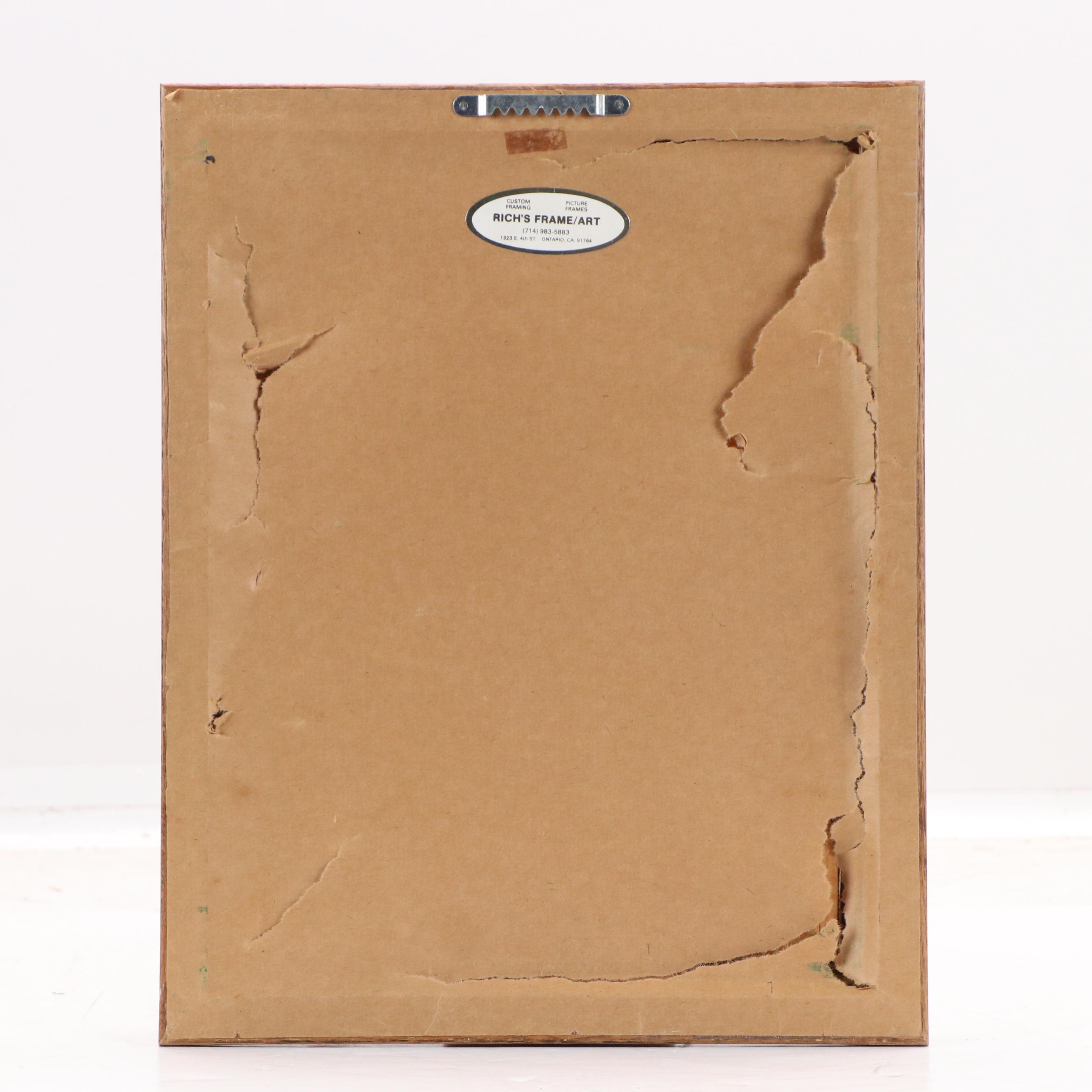 Diane Price Oil Painting of Chipmunk, Late 20th Century