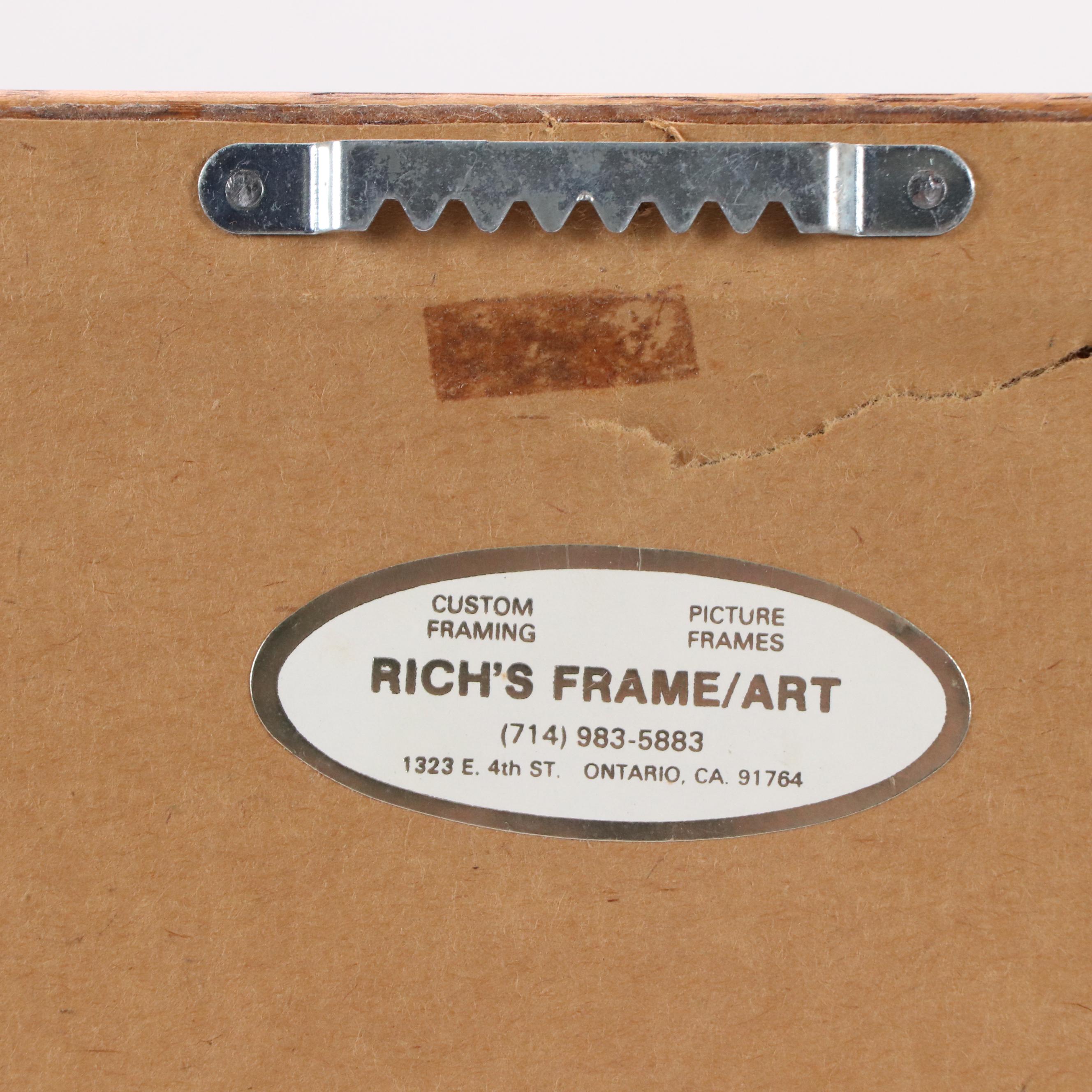 Diane Price Oil Painting of Chipmunk, Late 20th Century