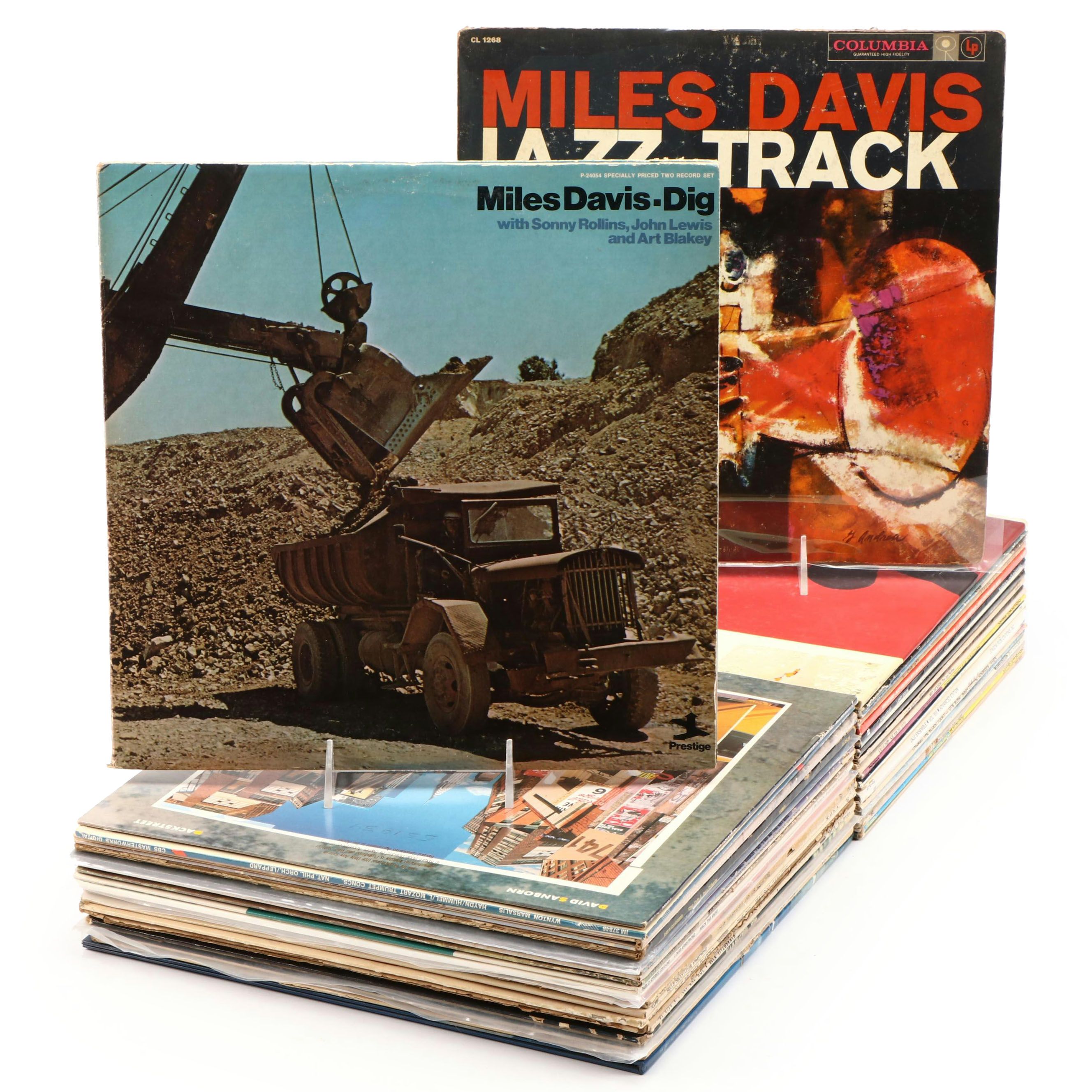 Miles Davis, Louis Armstrong, Ella Fitzgerald, and More Vinyl Record Jazz Albums