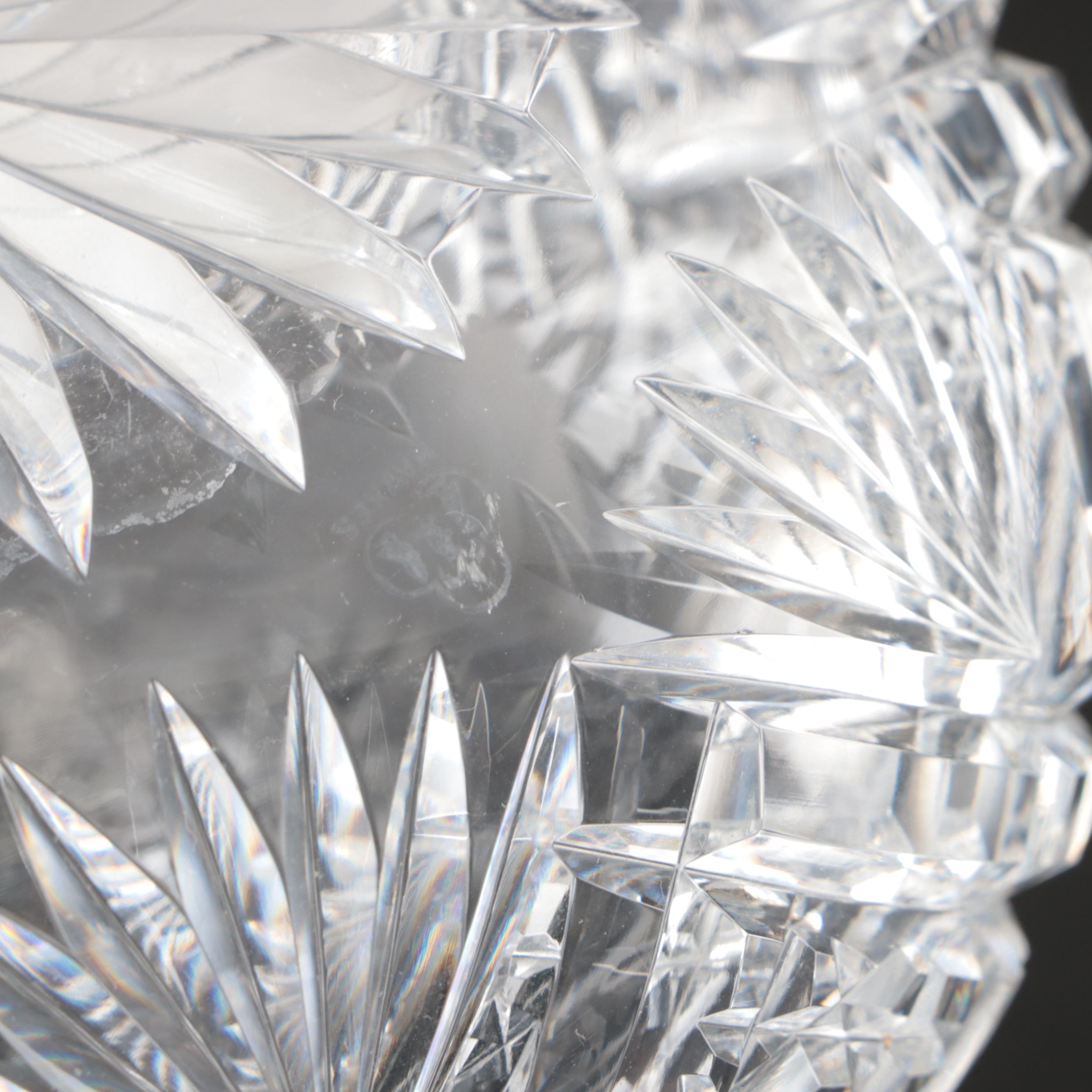 Hawkes Crystal Decanter with Waterford Crystal Claret and Cordial Glasses