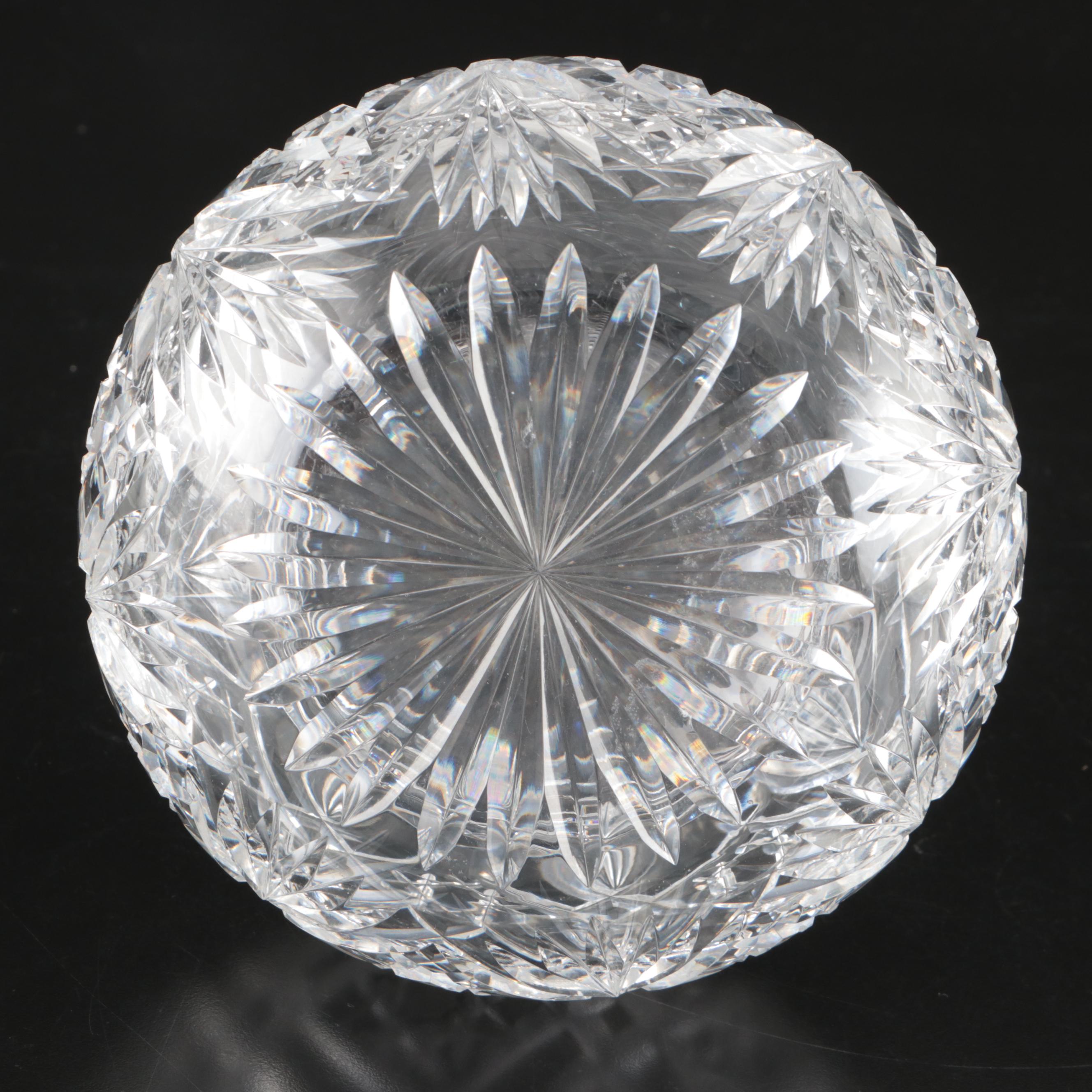 Hawkes Crystal Decanter with Waterford Crystal Claret and Cordial Glasses