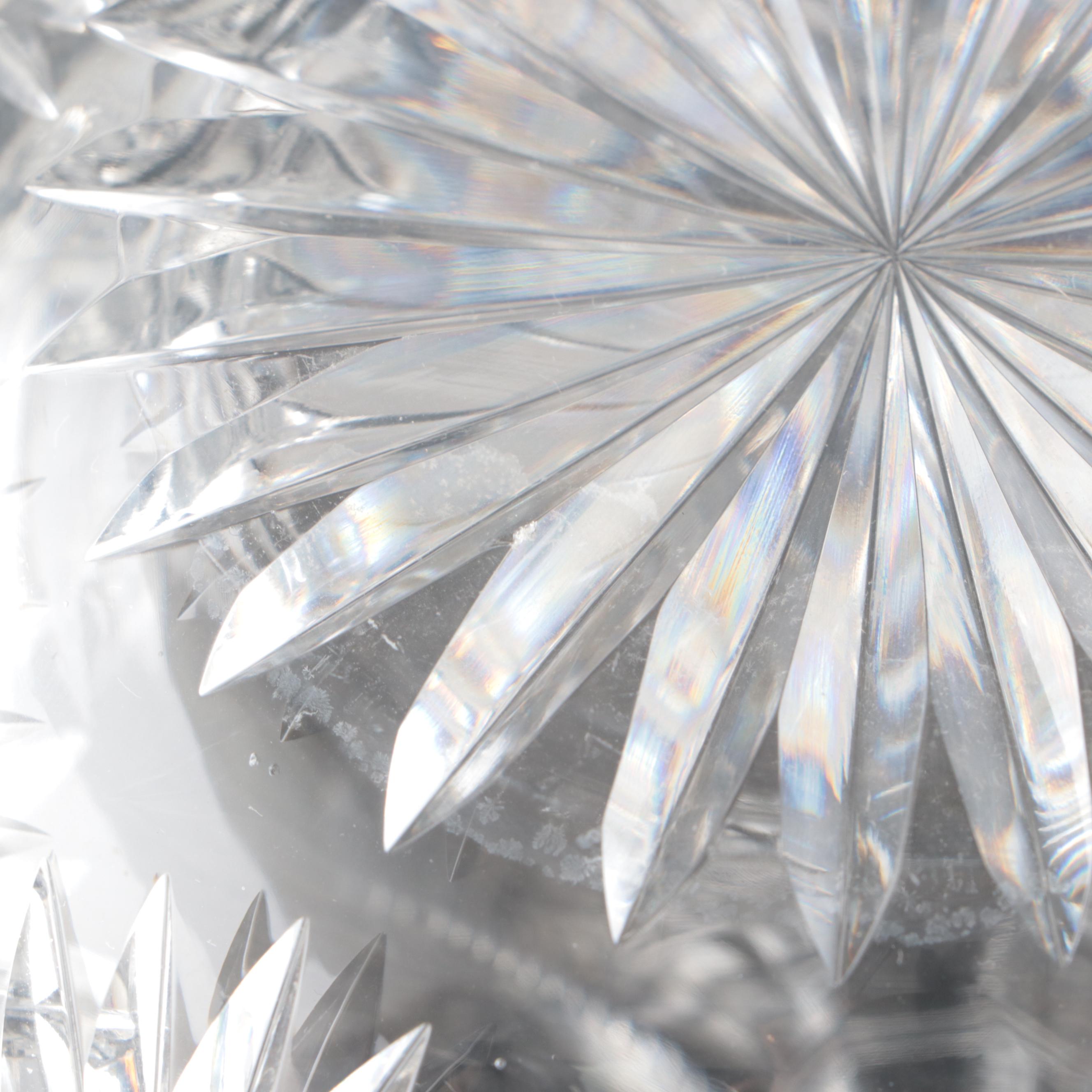 Hawkes Crystal Decanter with Waterford Crystal Claret and Cordial Glasses