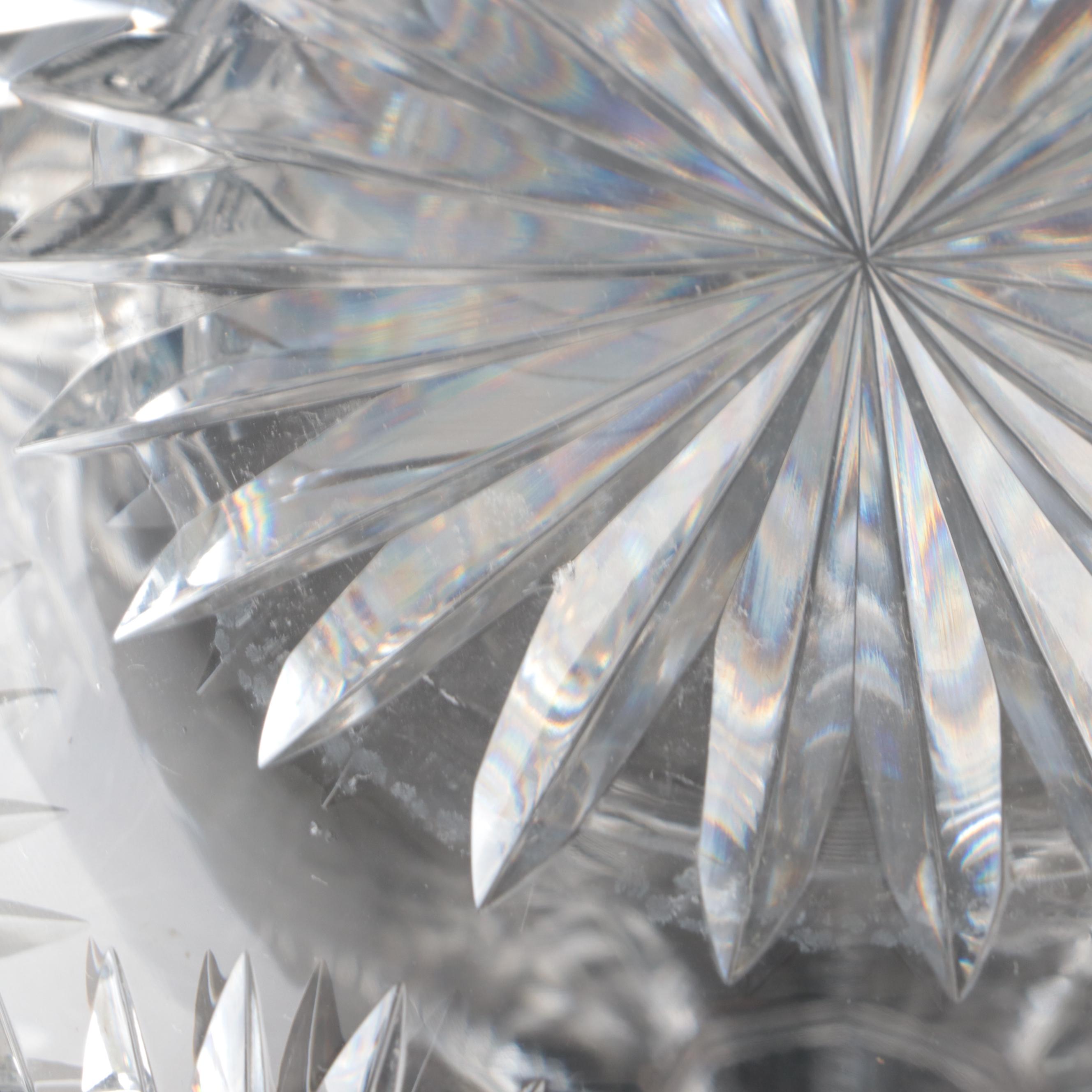 Hawkes Crystal Decanter with Waterford Crystal Claret and Cordial Glasses