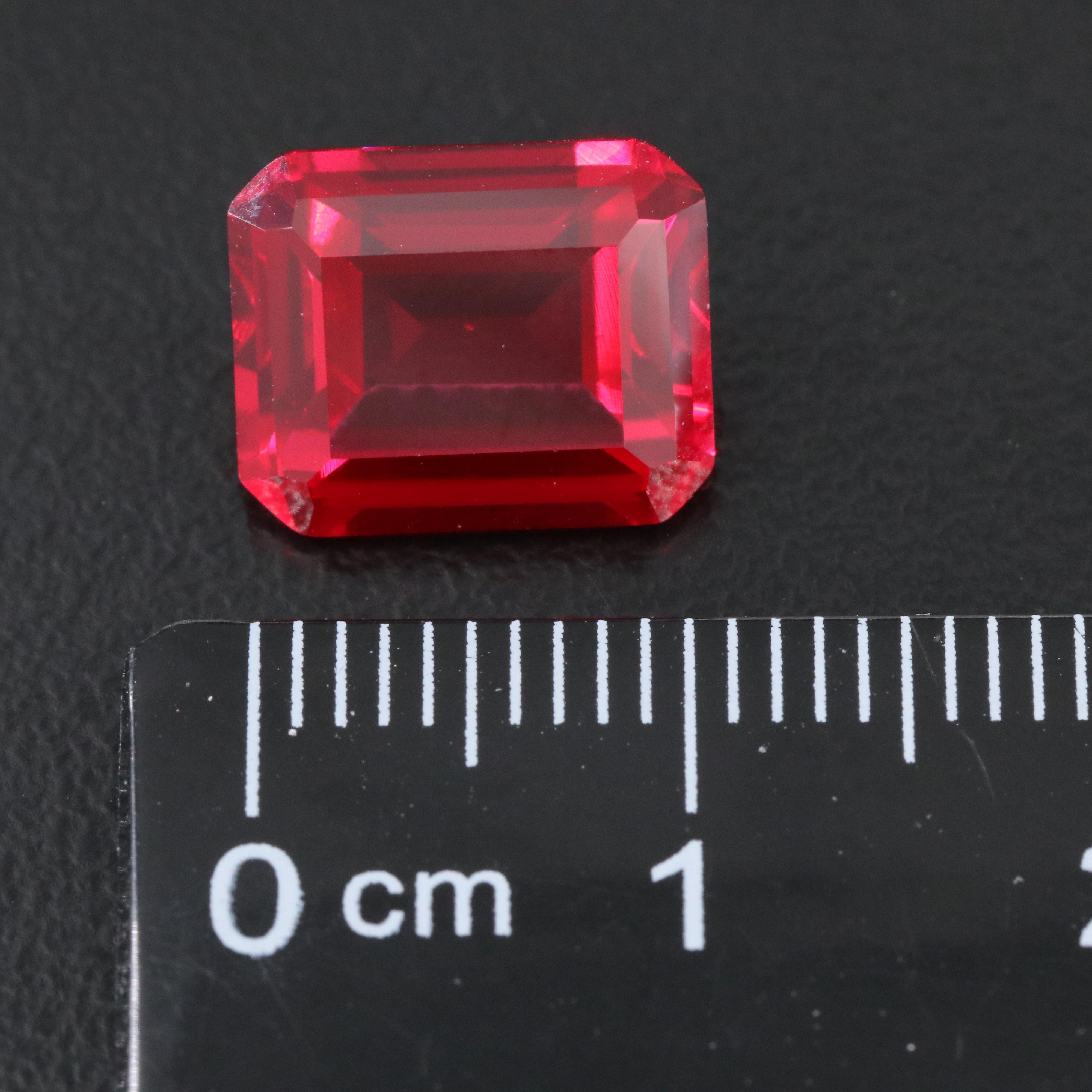 Loose 5.89 CT Lab Grown Ruby