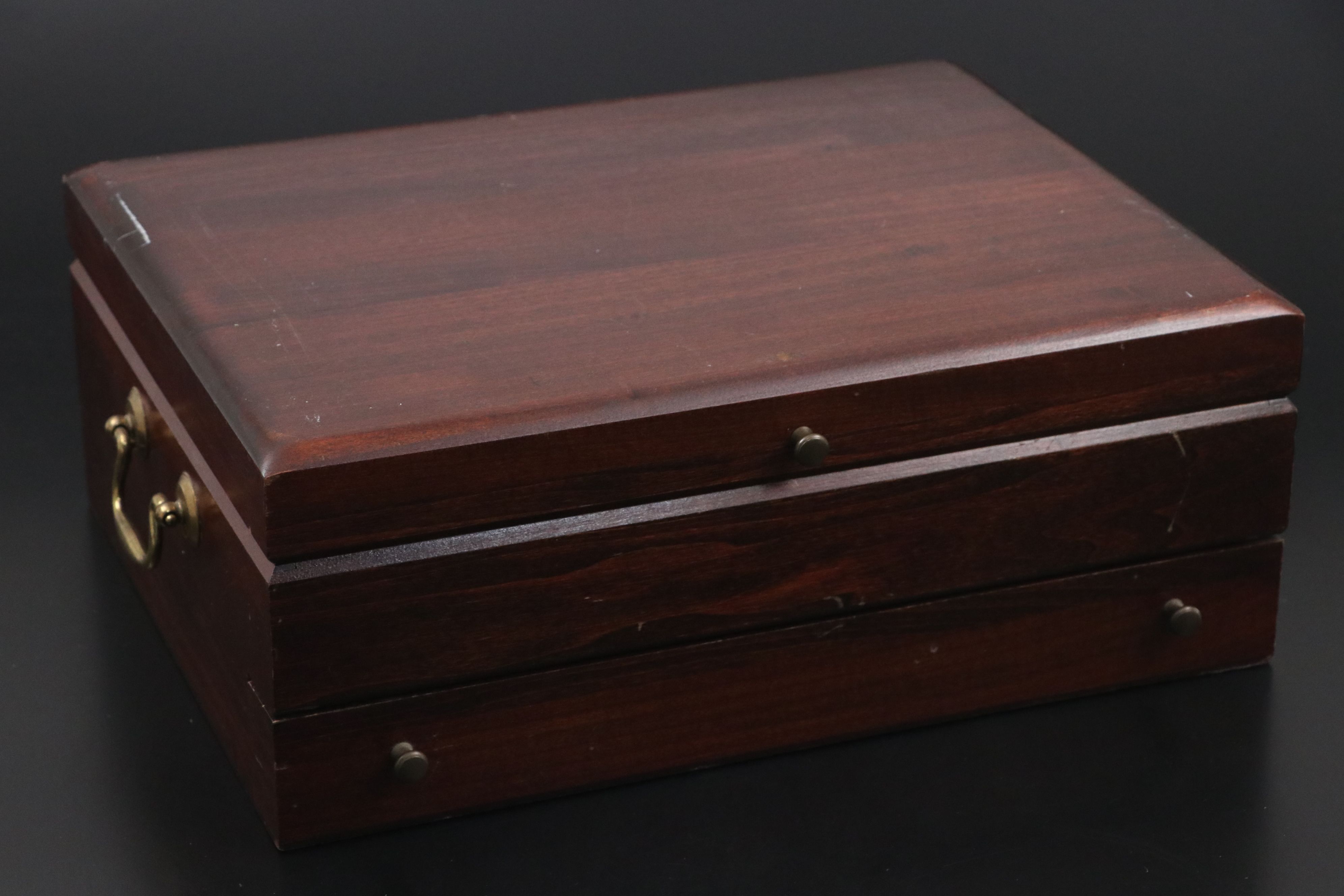 Oneida "Arbor Rose-True Rose" Stainless Steel Flatware, Late 20th Century