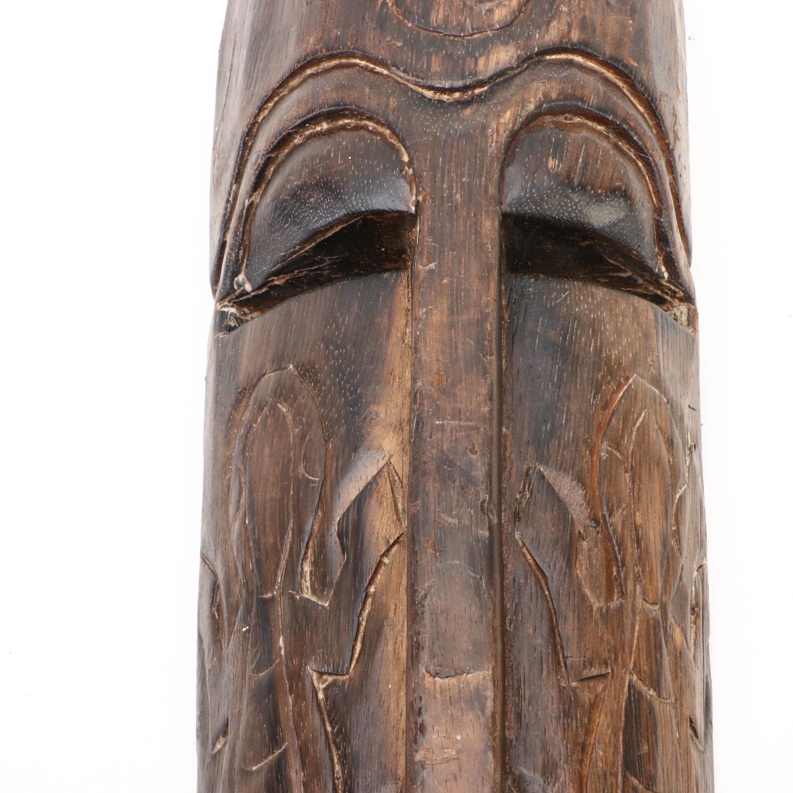 Balinese Souvenir Carved Wall Mask