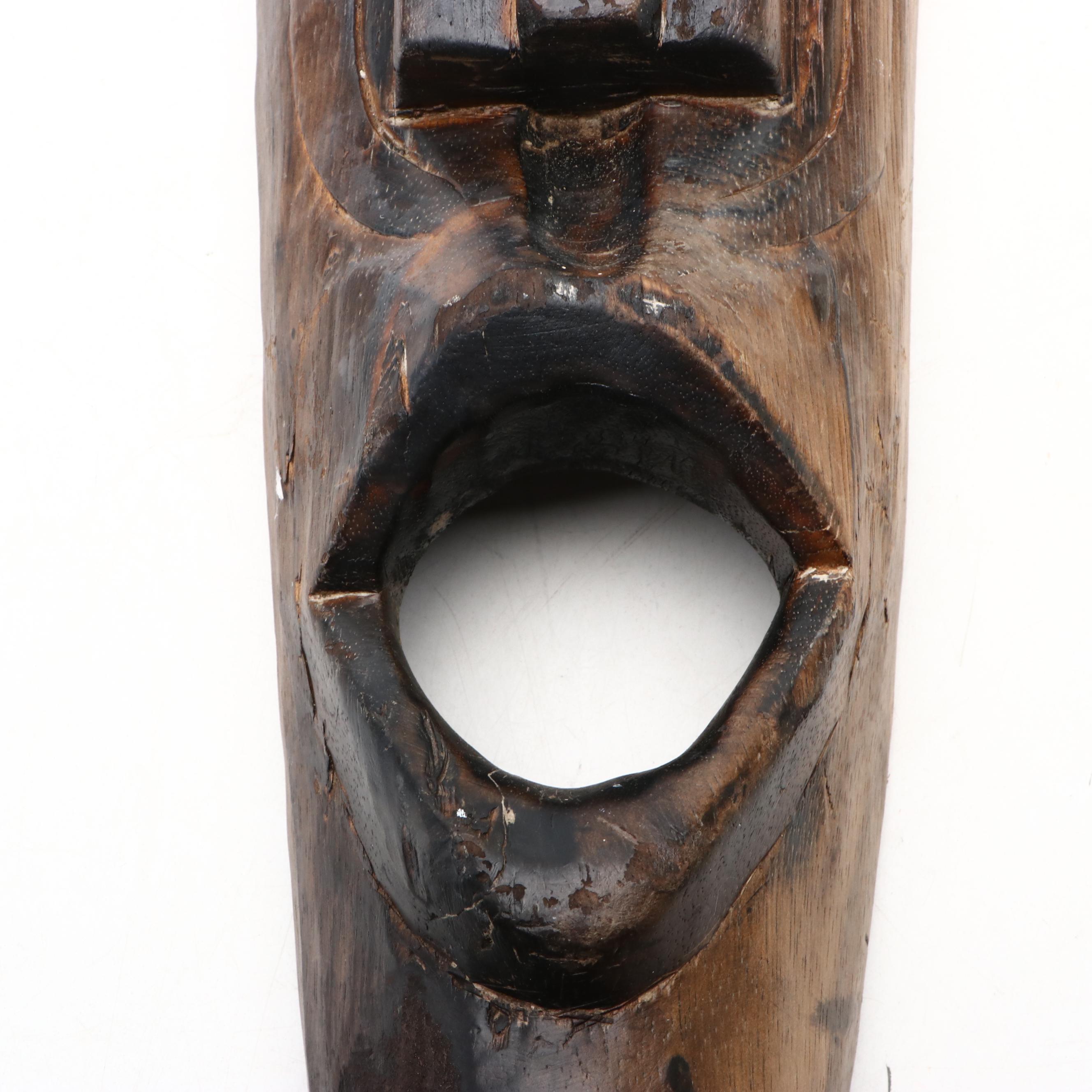 Balinese Souvenir Carved Wall Mask