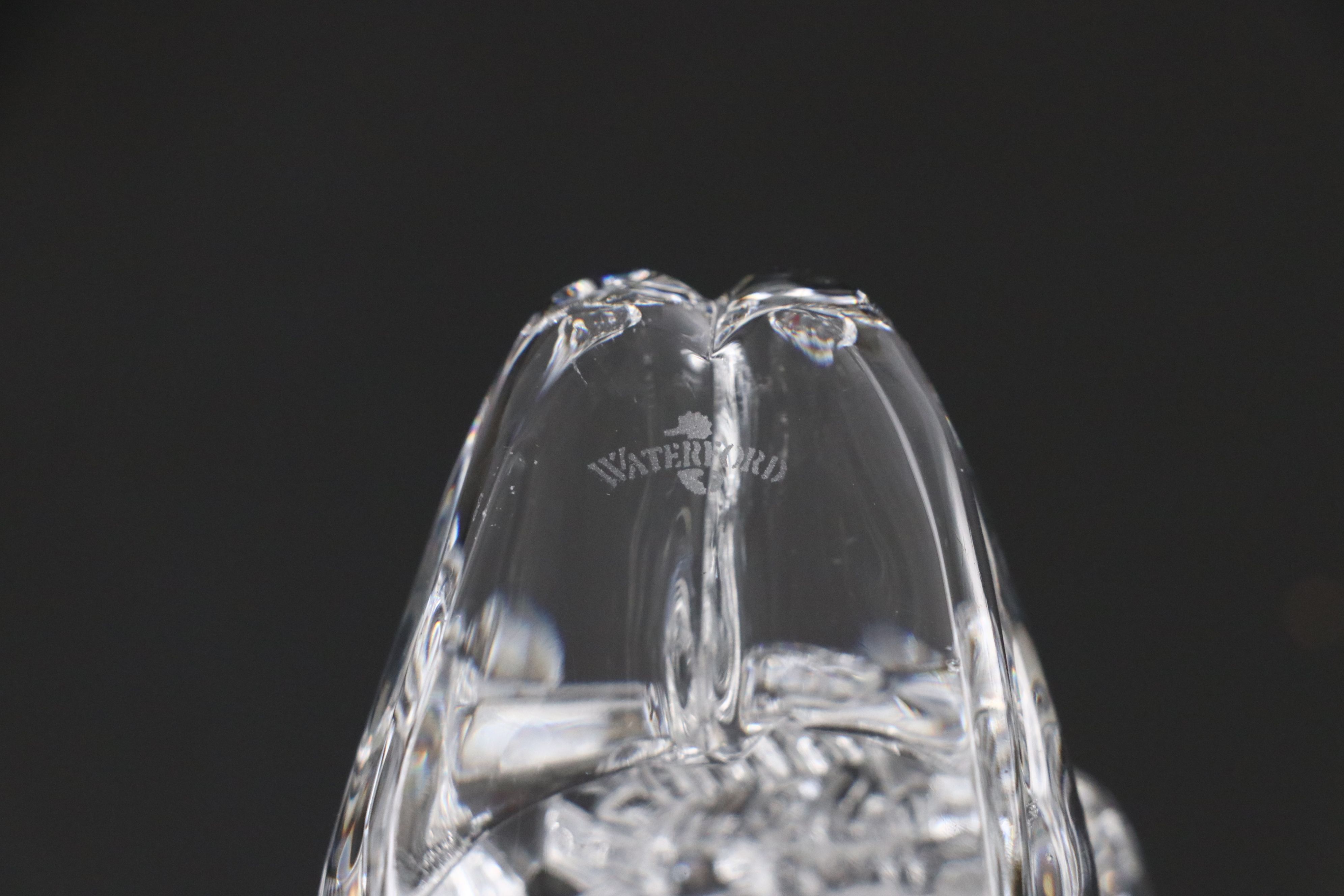 Waterford Crystal Standing Cross, Angel and Rose Figurines