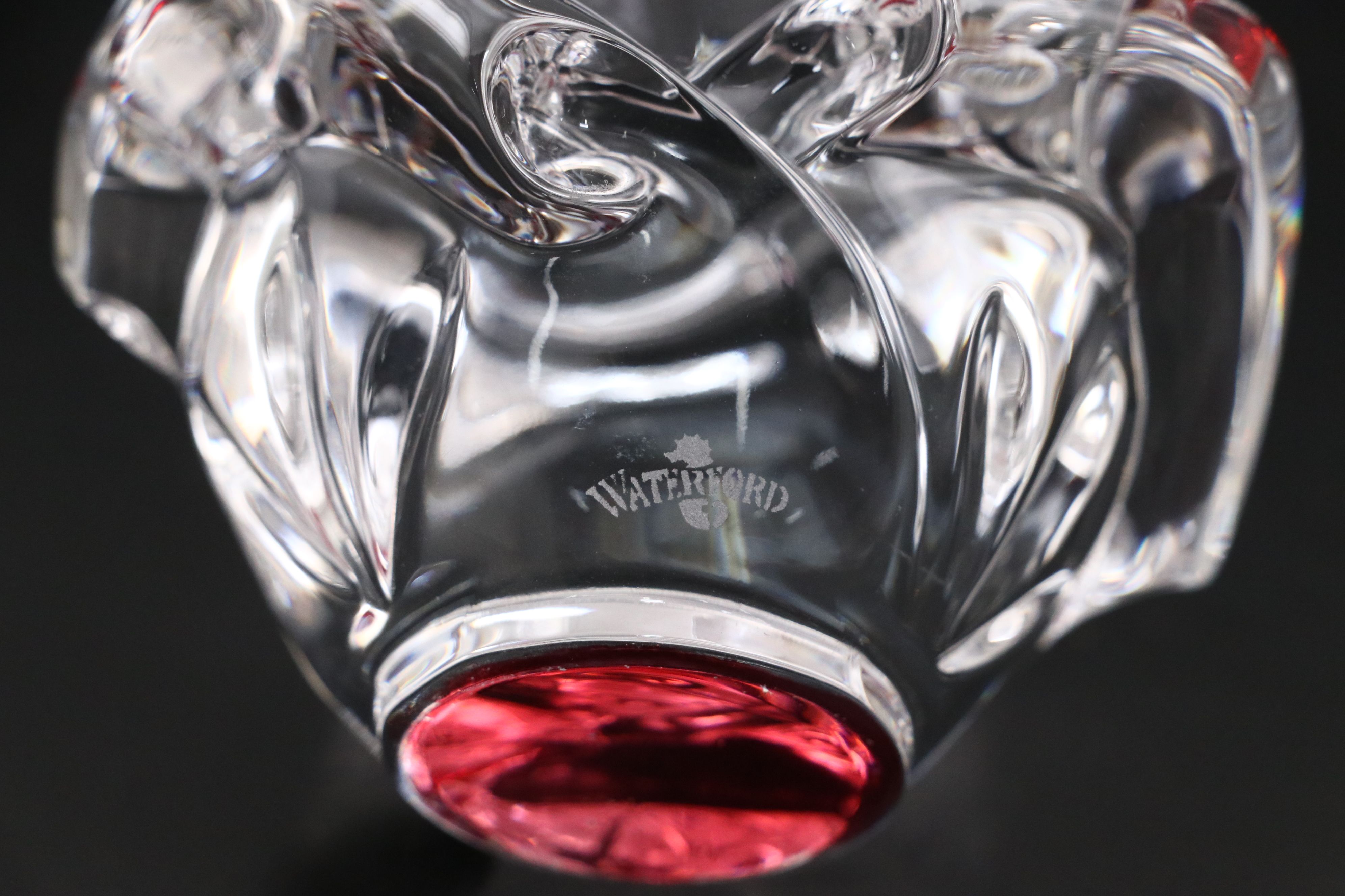 Waterford Crystal Standing Cross, Angel and Rose Figurines